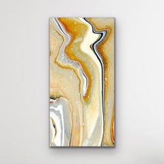 Modern Abstract Painting, Geode Inspired Art, Giclee Print, Signed by Artist