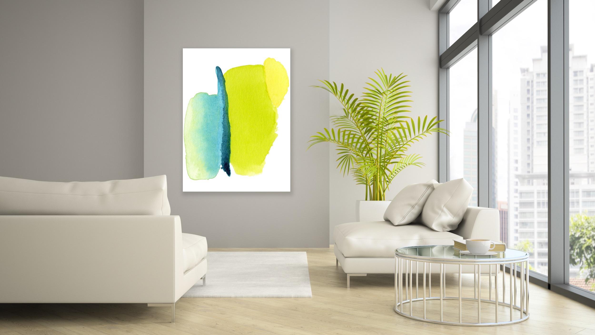 This contemporary colorful abstract watercolor painting is printed on a lightweight metal composite and comes signed by the hand-artist and ready to hang. 

-Title: Titer
-Artist: Celeste Reiter
LIMITED EDITION; 1 of 50
*This piece is a limited