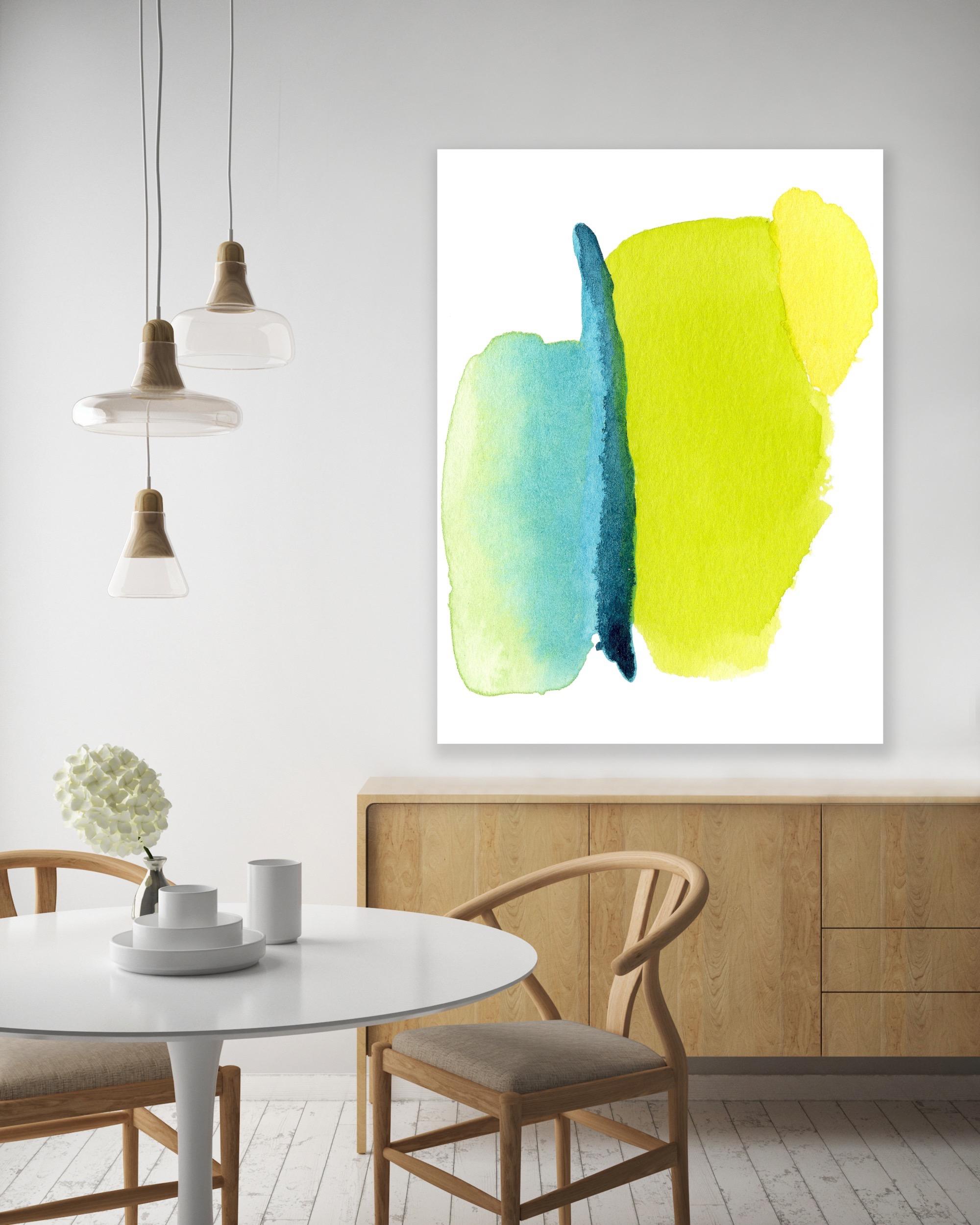 Modern Watercolor, Contemporary Abstract Art, Celeste Reiter, Signed Giclee’ 2