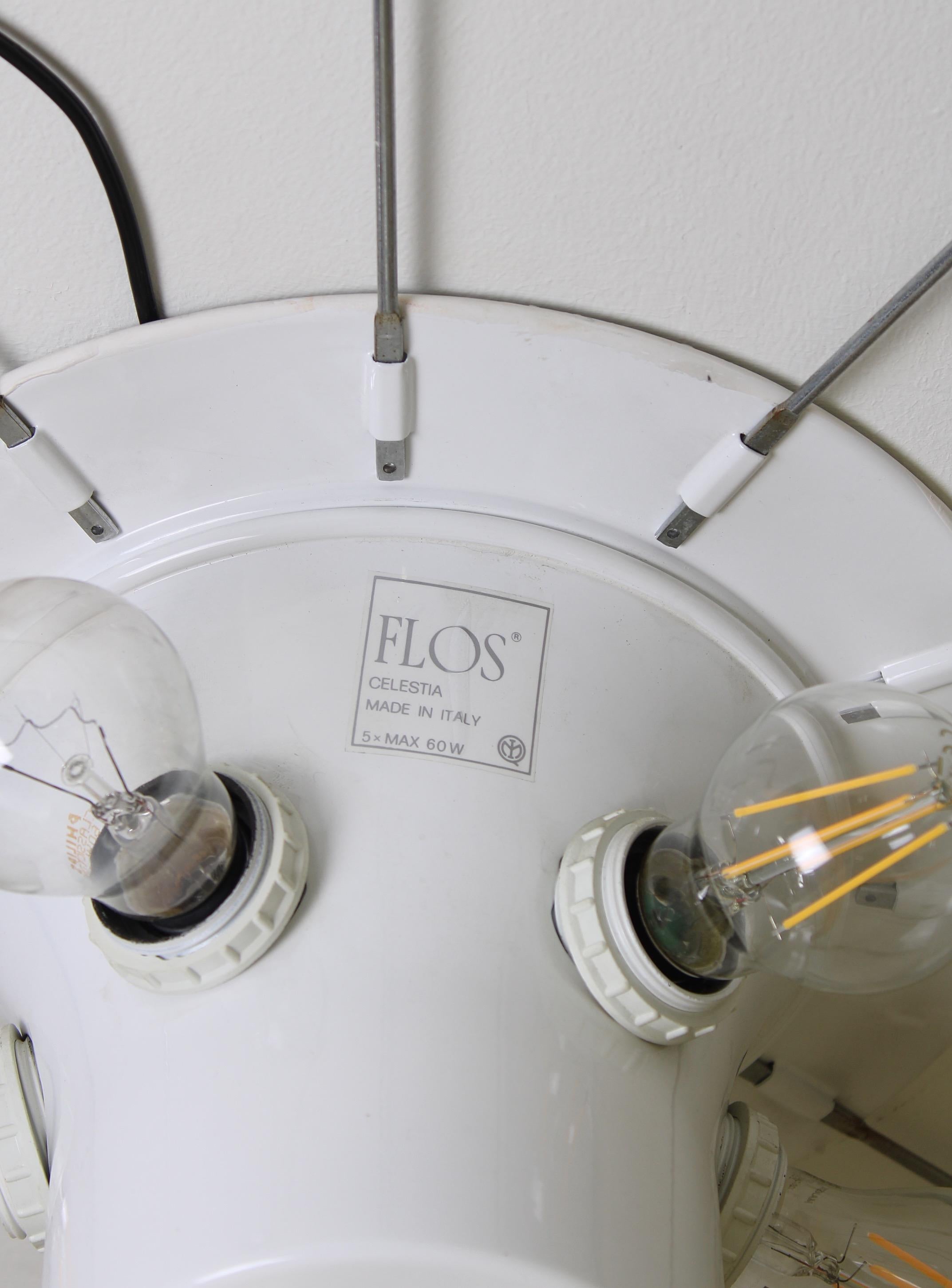 Celestia ceiling lamp by Afra & Tobia Scarpa for Flos, 1981 For Sale 4