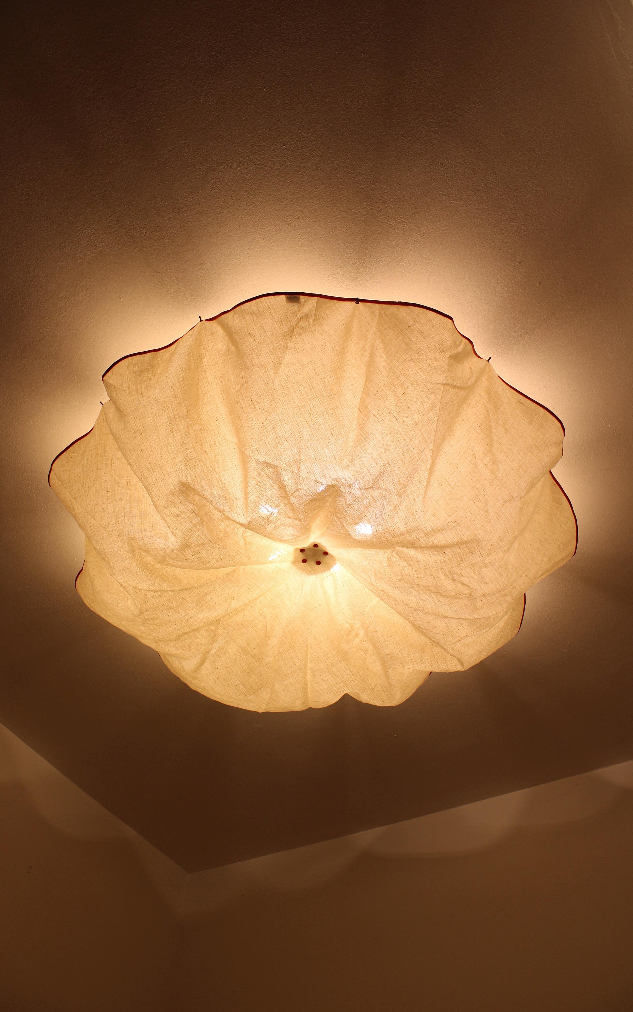 Mid-Century Modern Celestia ceiling lamp by Afra & Tobia Scarpa for Flos, 1981 For Sale