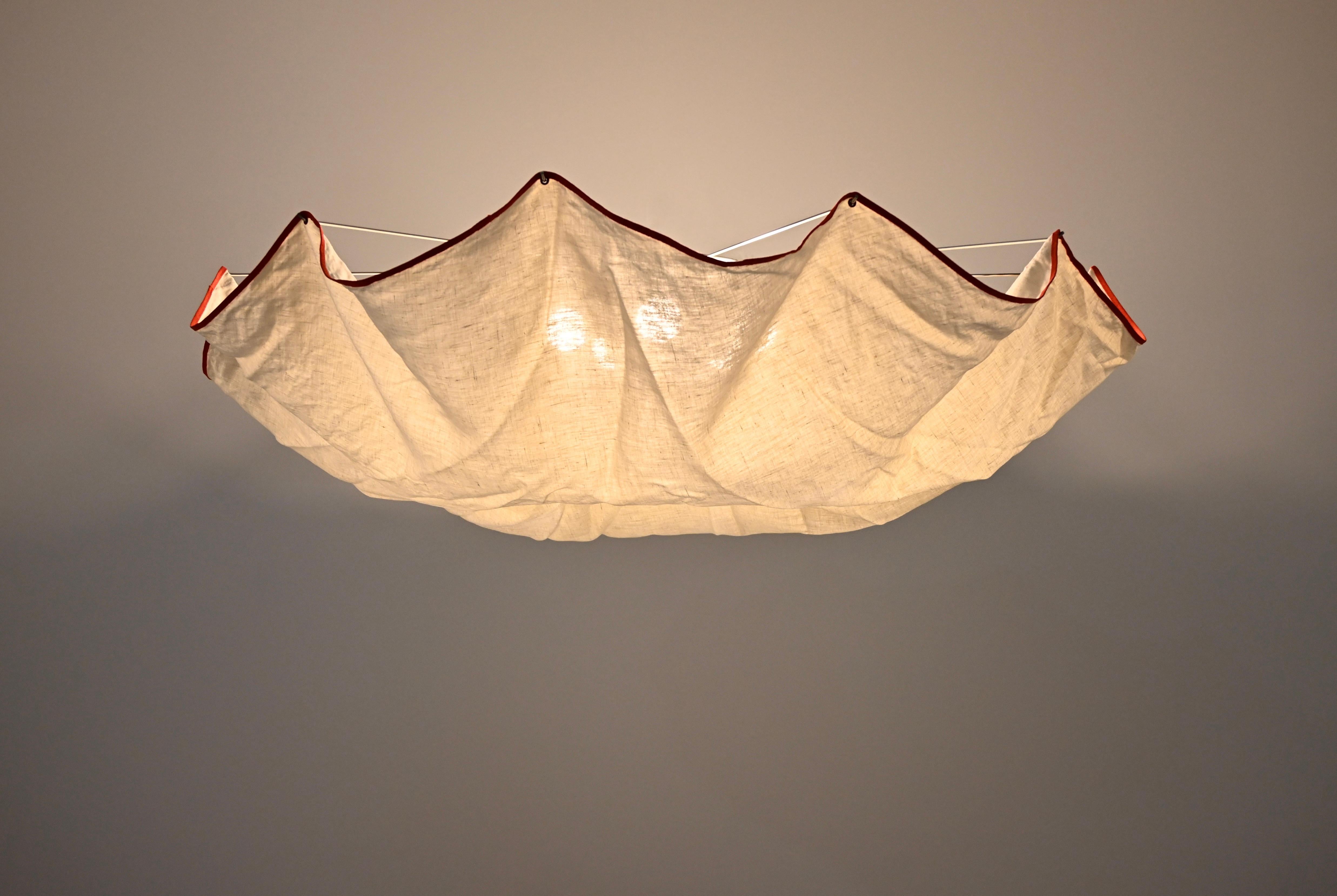 italien Plafonnier Celestia de Tobia Scarpa pour Flos, 1980 en vente