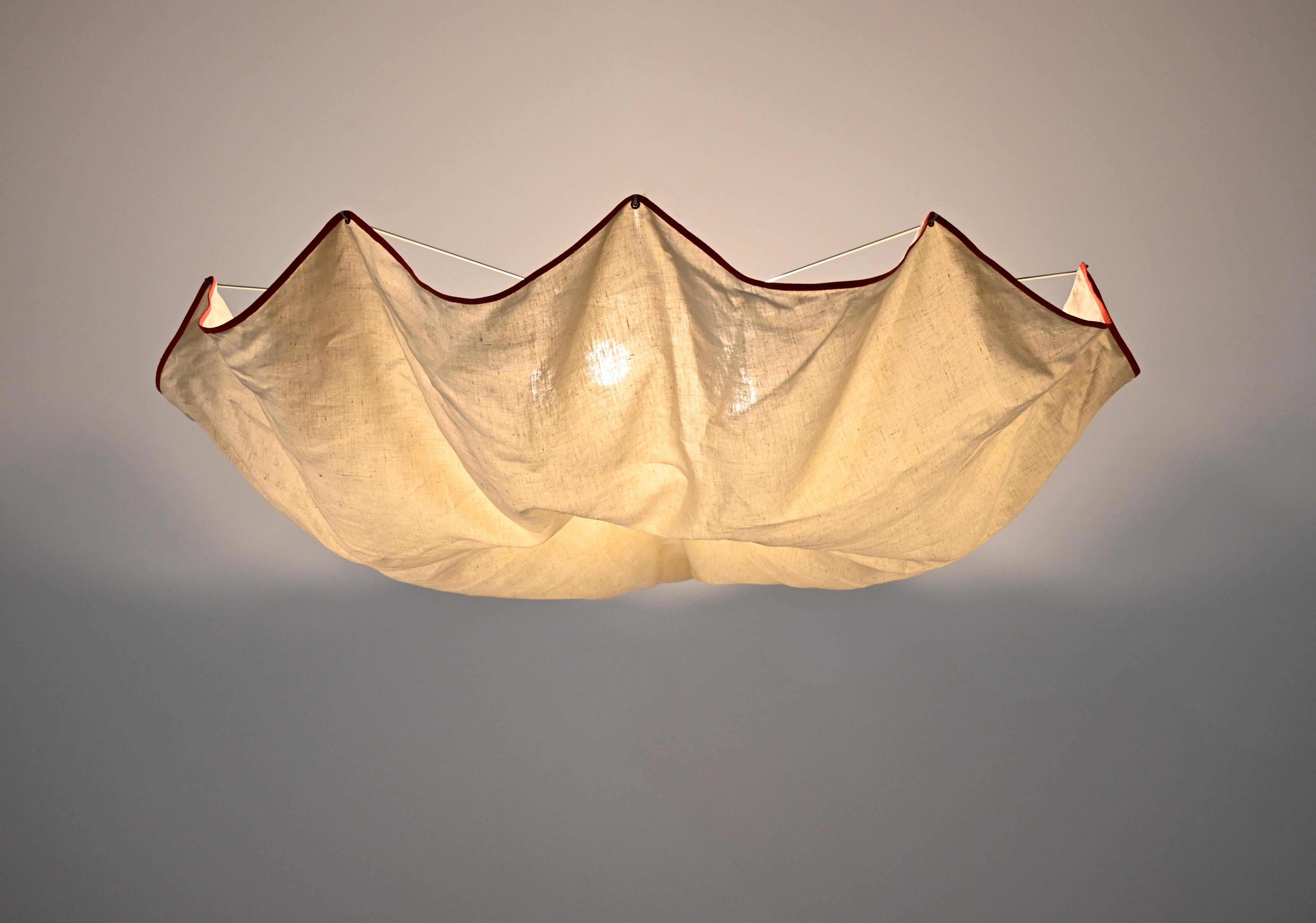 Plafonnier Celestia de Tobia Scarpa pour Flos, 1980 Bon état - En vente à bruxelles, BE