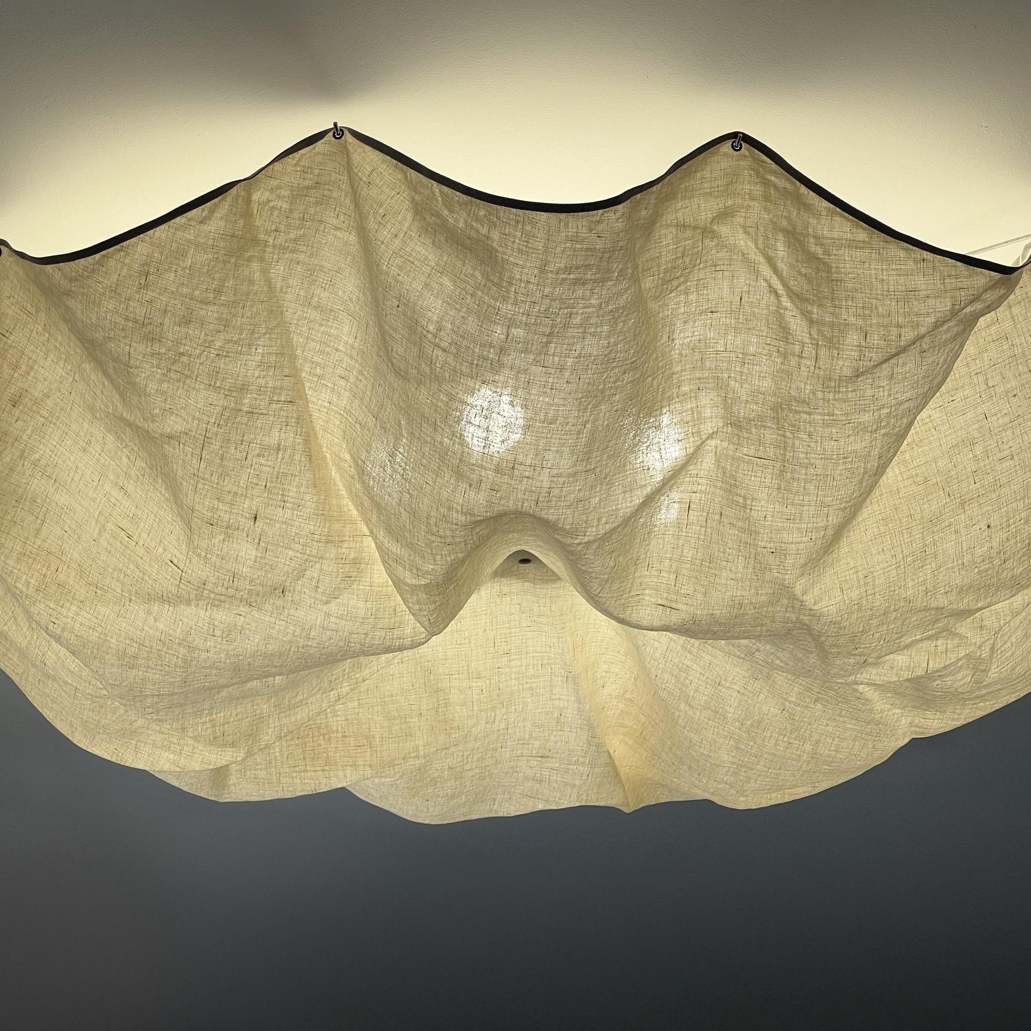 Italian Celestia Ceiling Light by Afra & Tobia Scarpa for Flos, Italy 1982
