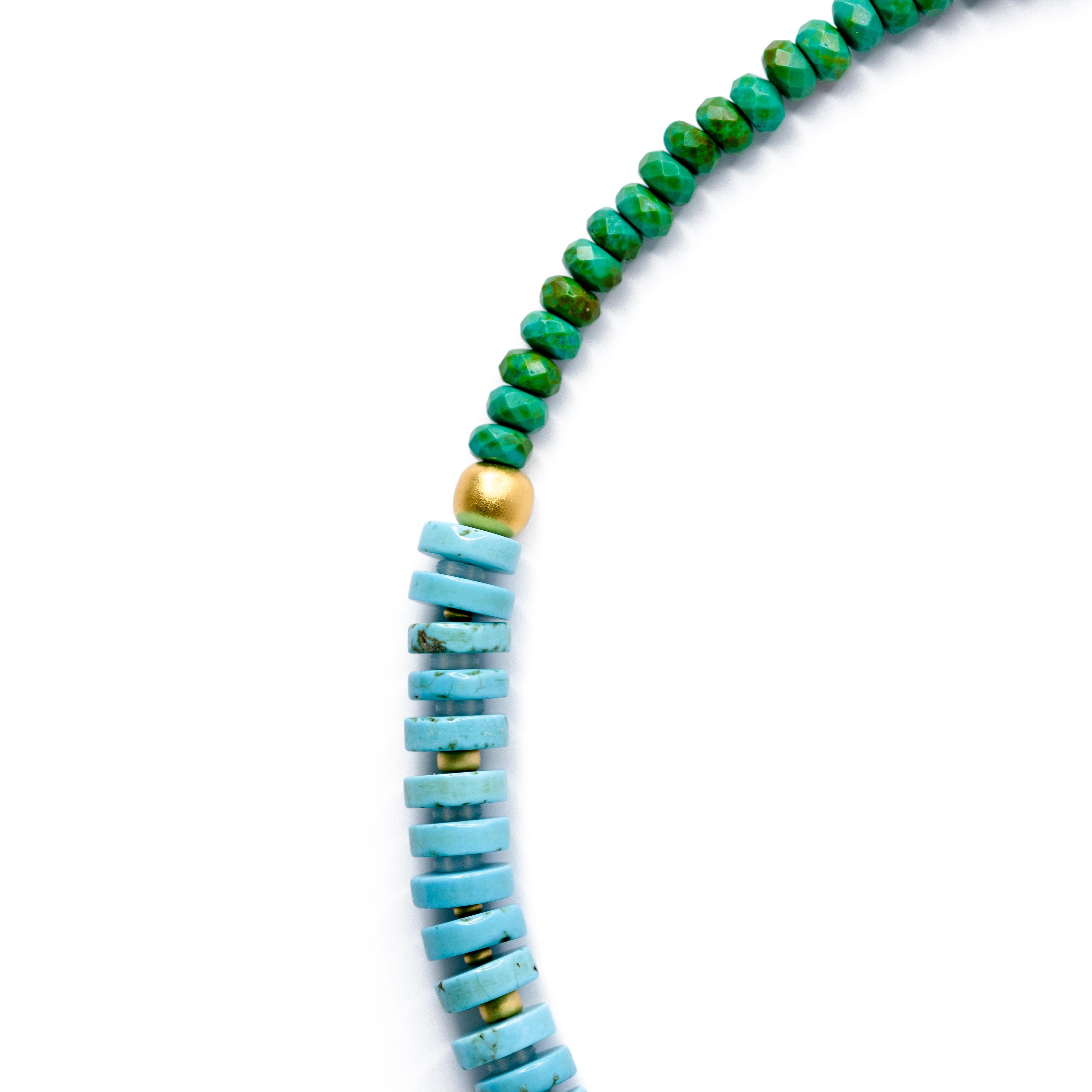 Women's Celestia Turquoise Necklace - by Bombyx House For Sale