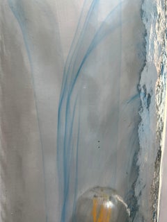 Celestial Breeze, Large Murano Glass Wall Light, 1980's