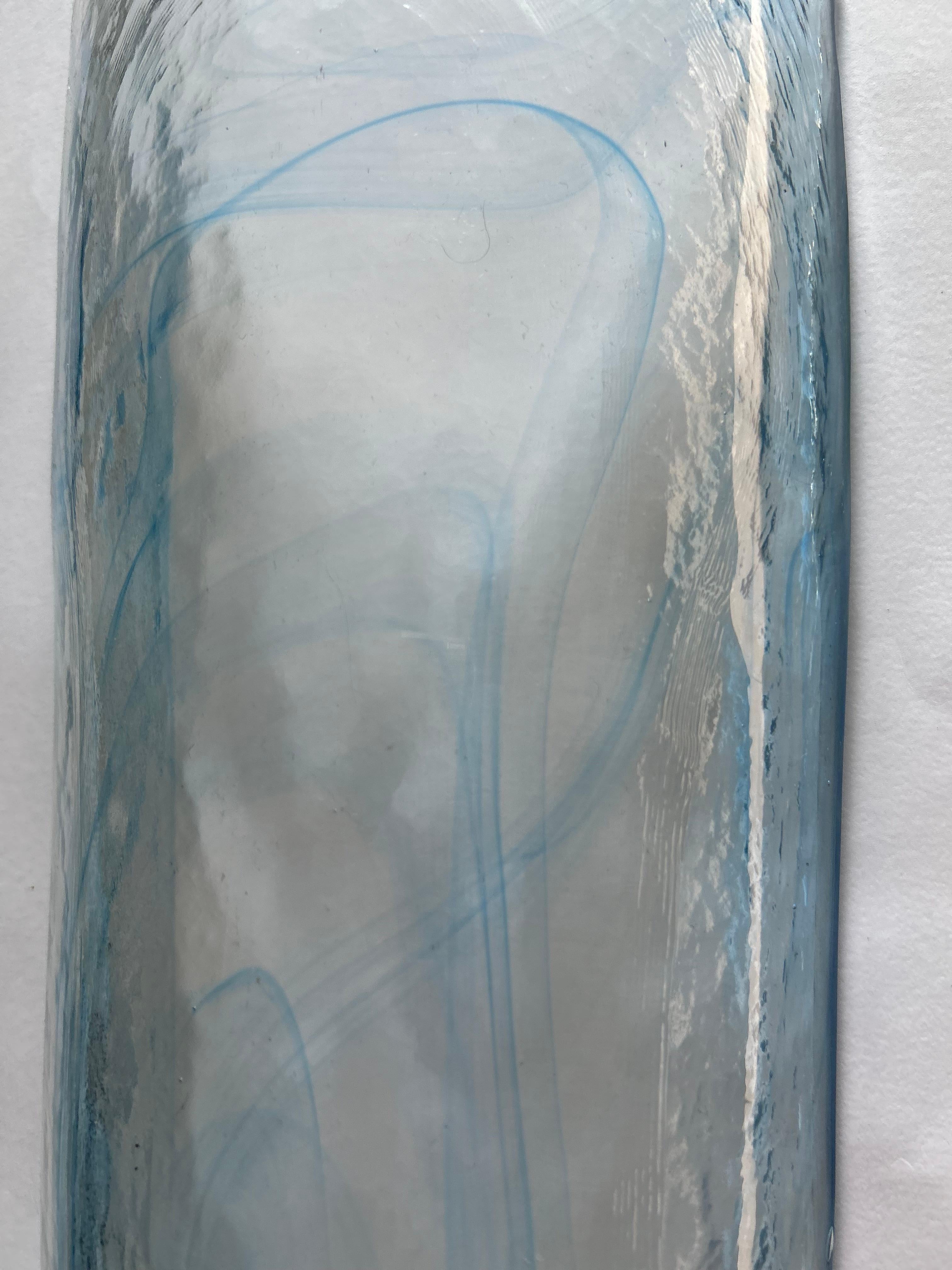 Hand-Crafted Celestial Breeze, Large Murano Glass Wall Light, 1980's For Sale