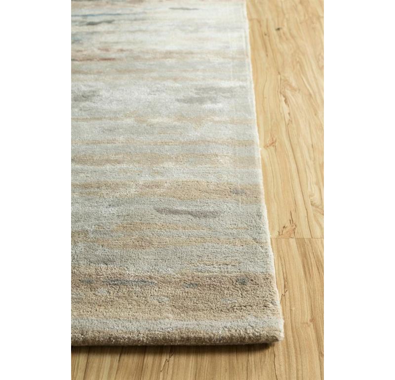 Modern Celestial Cosmos Ashwood & Charcoal Slate 180x270 cm Handtufted Rug For Sale