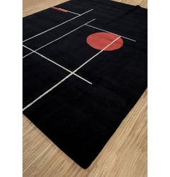 Celestial Equinox Ebony & Cinnabar 150x240 cm Handknotted Rug