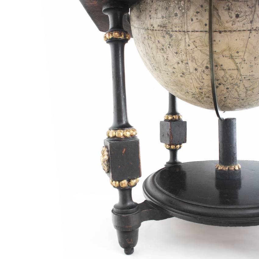Louis XVI Celestial Globe by Johann Georg Klinger, Nuremberg, Dated 1790
