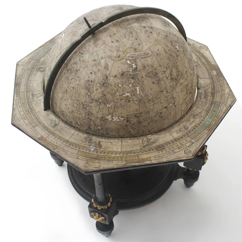 Celestial Globe by Johann Georg Klinger, Nuremberg, Dated 1790 1