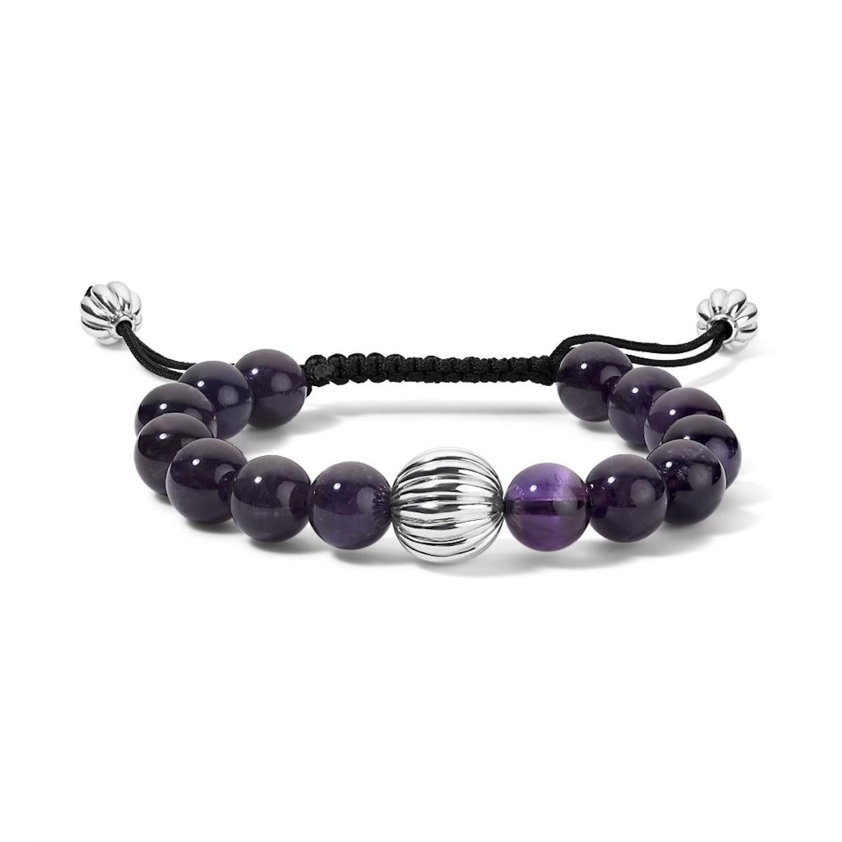 Celestial Harmony Bracelet


A Spiritual Balance of Astrology and Nature

Available Option:

• Silver Alloy (Tarnish-Resistant)

Features:

• Beads: 14 natural amethyst beads + 3 silver alloy beads (non-tarnish due to a unique metal blend)

• Width: