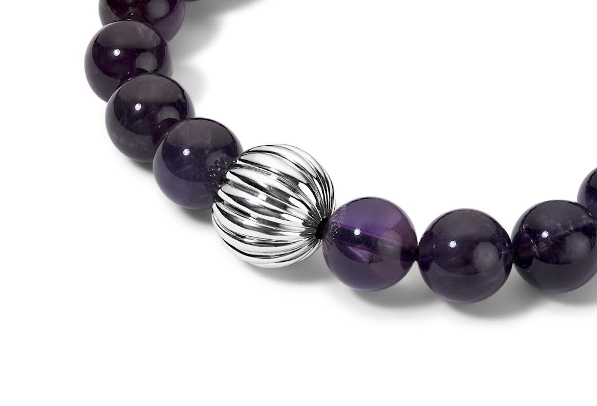 Round Cut Celestial Harmony Bracelet- Amethyst For Sale