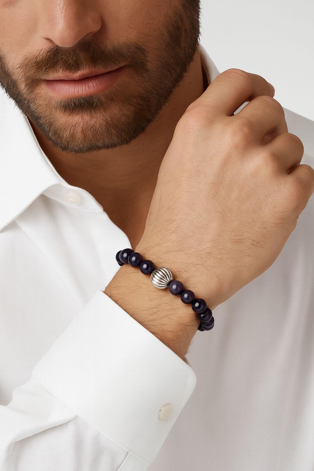 Celestial Harmony Bracelet- Amethyst In New Condition For Sale In Roslyn, NY