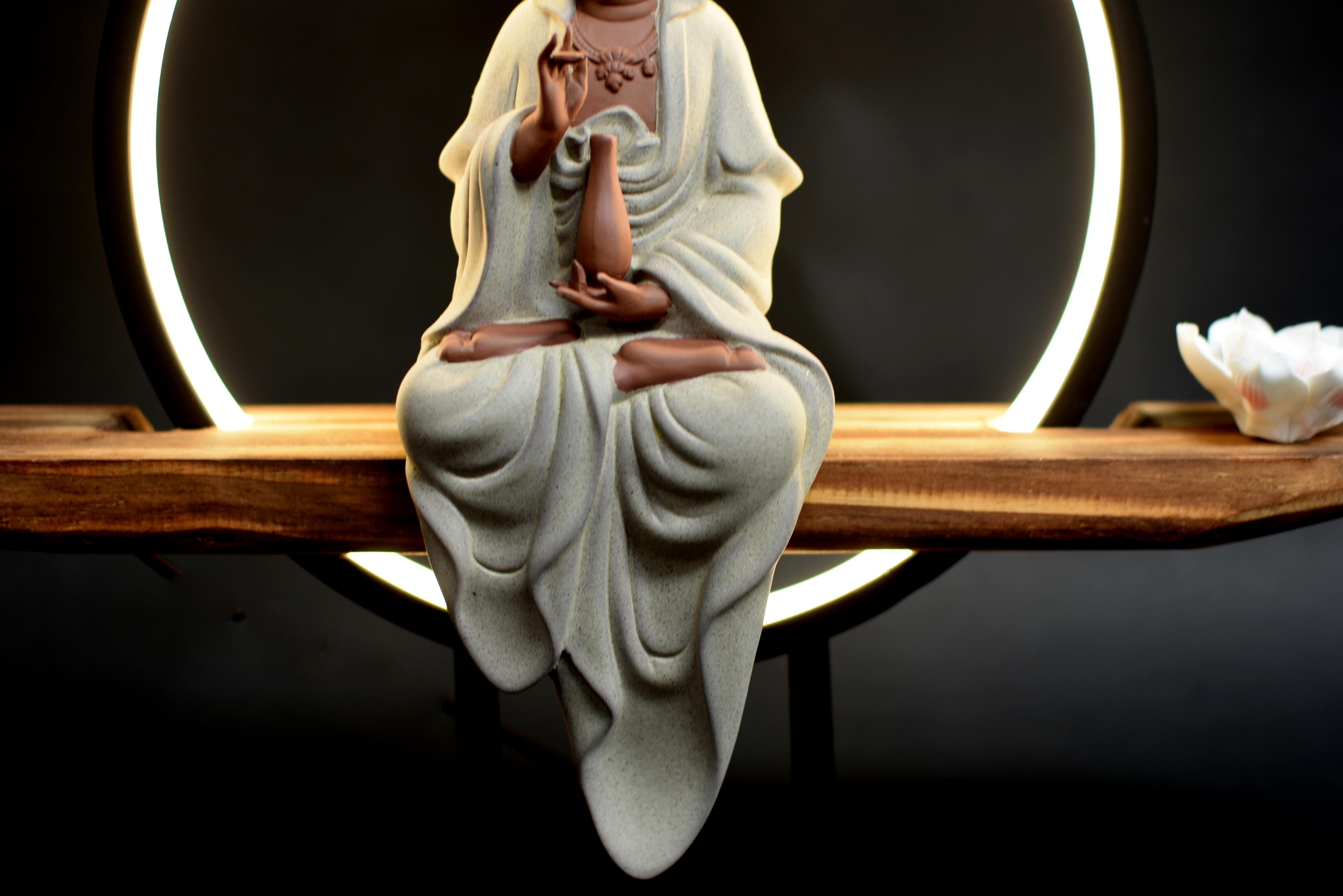 Cinese Lampada bruciaincenso inversa Celestial Kwan Yin in vendita