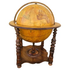 Globe de bibliothèque céleste sur Stand, fin 19e début 20e siècle