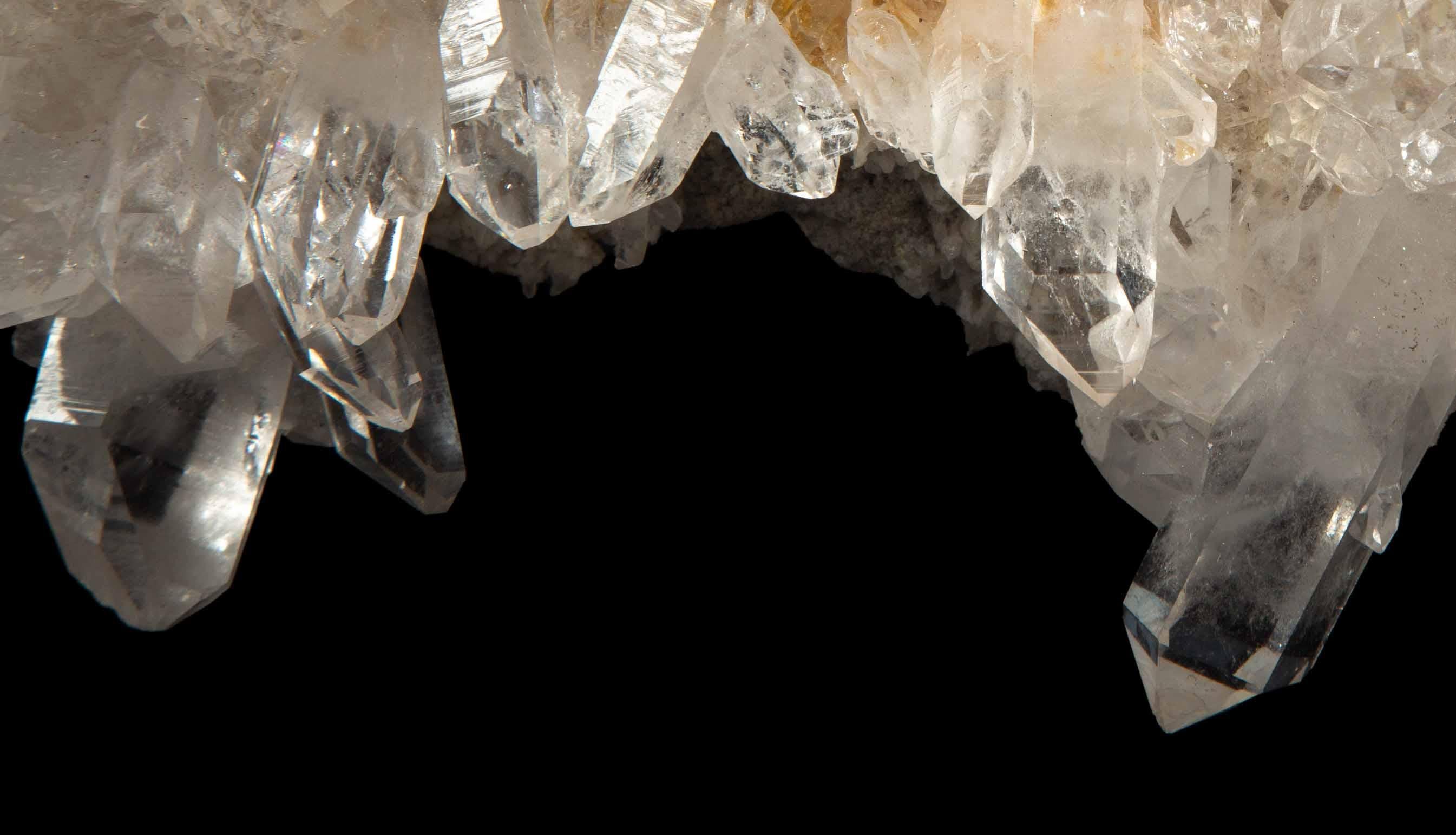 Celestial Radiance: Radiant Rock Crystal Cluster on Custom Mount 5