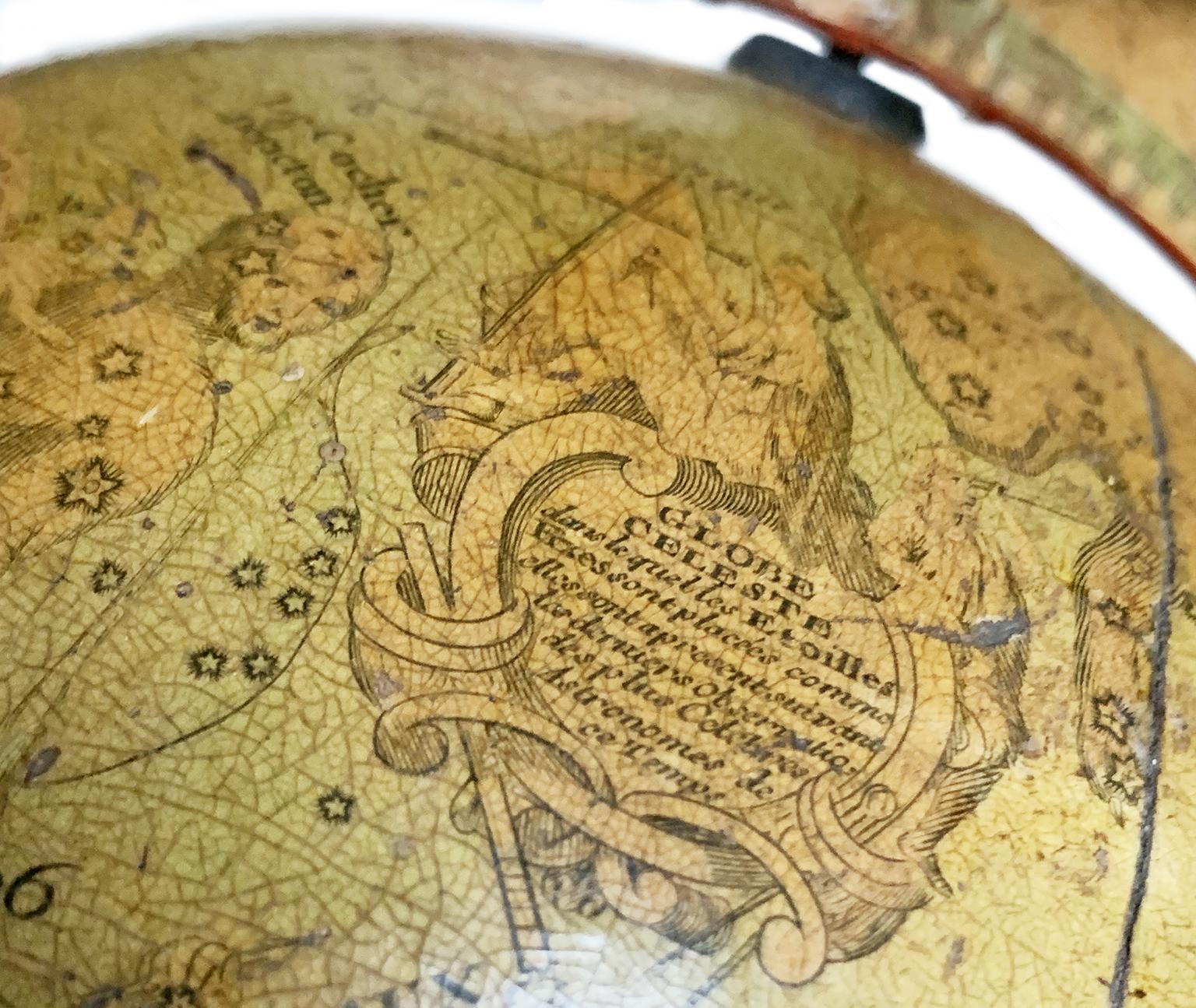 French Celestial Table Globe, Charles-François Delamarche, Paris, 1791 in vendita