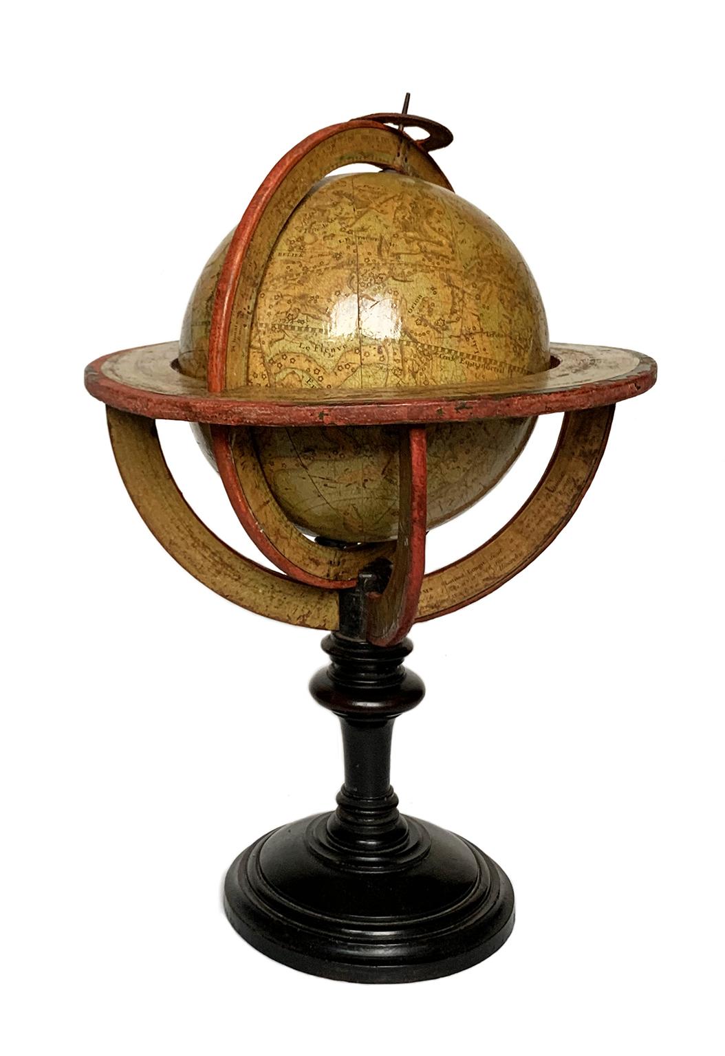 Late 18th Century Celestial Table Globe, Charles-François Delamarche, Paris, 1791 in vendita