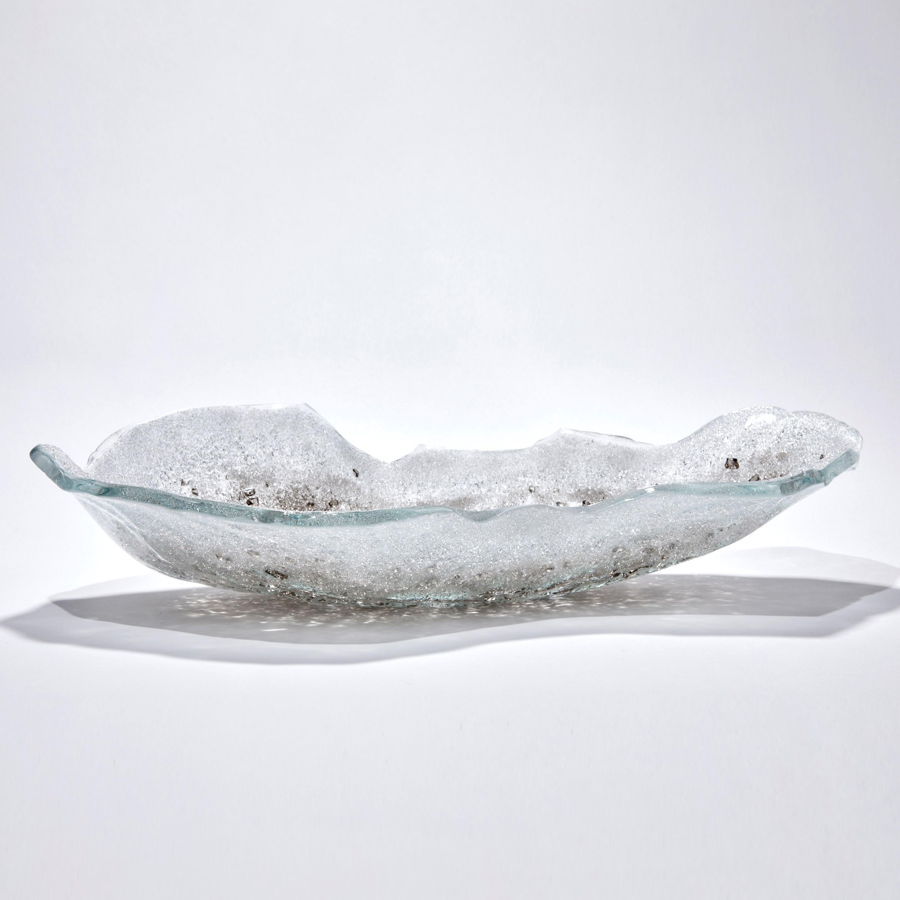 Organic Modern Celestine VI, a Bronze & Grey Sparkly Sculptural Centrepiece by Wayne Charmer For Sale