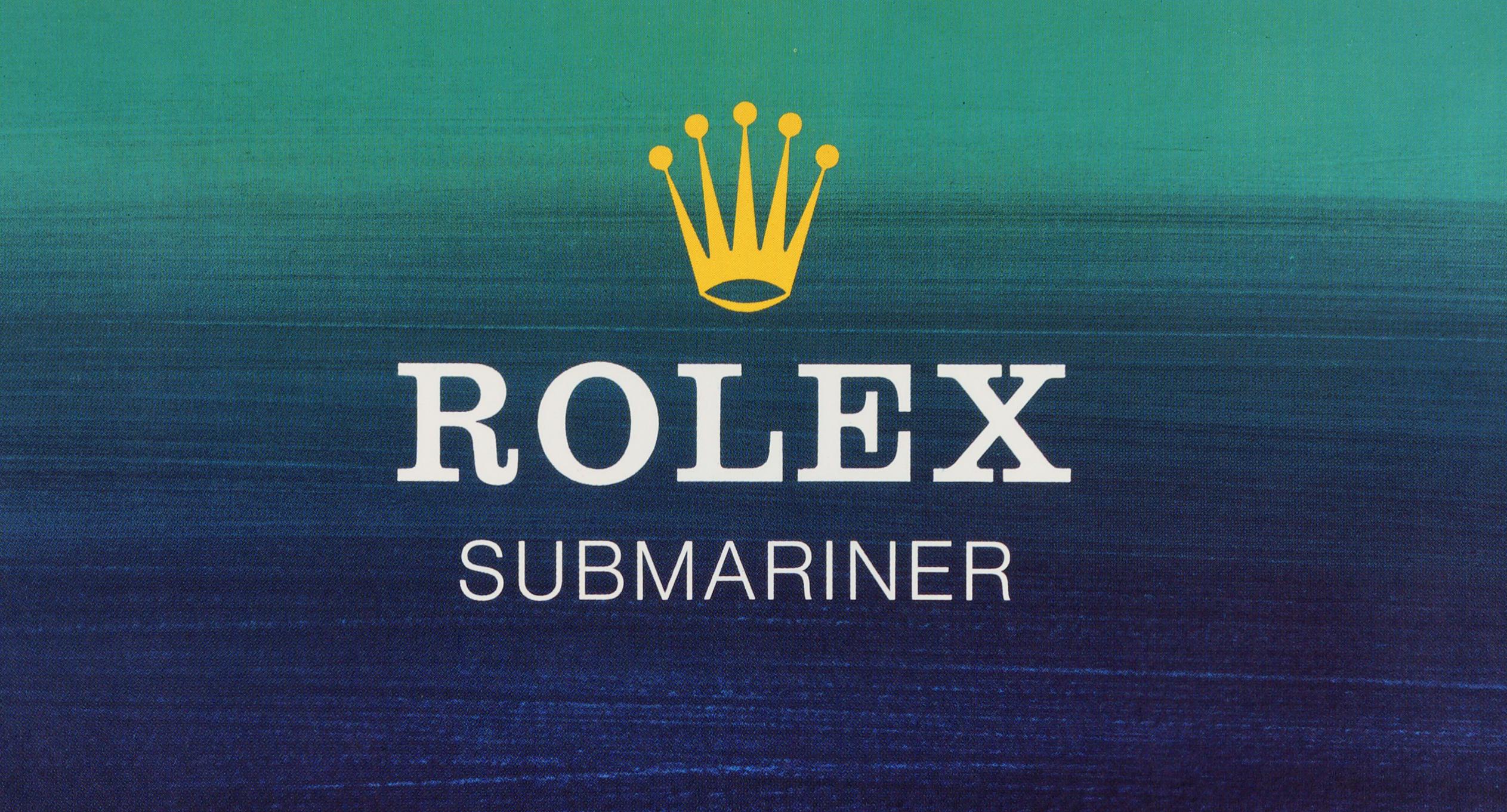 Rolex Submariner - Schweizer Original Vintage Poster  (Postmoderne), Print, von Celestino Piatti