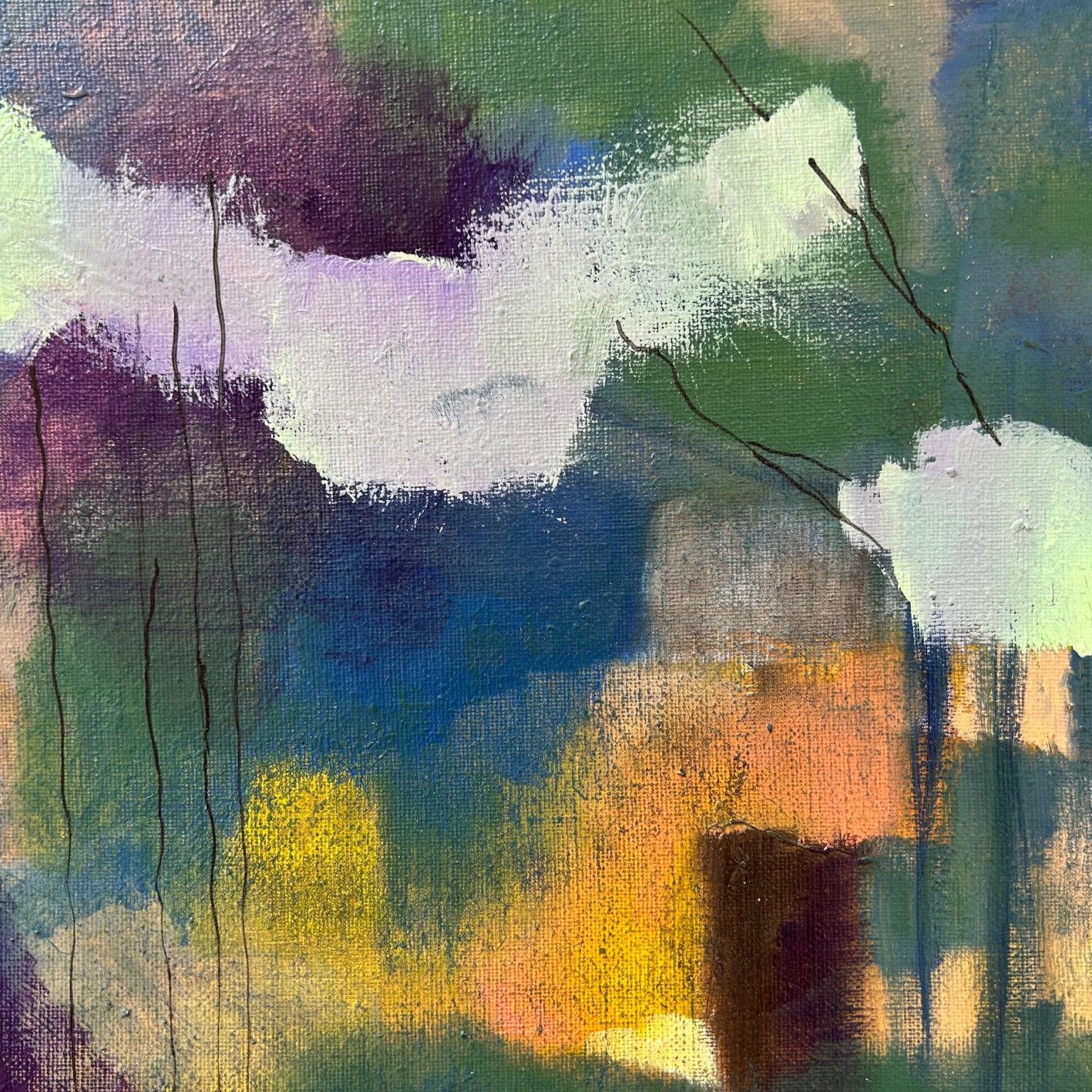L'art contemporain brésilien de Celia Eid - Rouge Obscur en vente 1