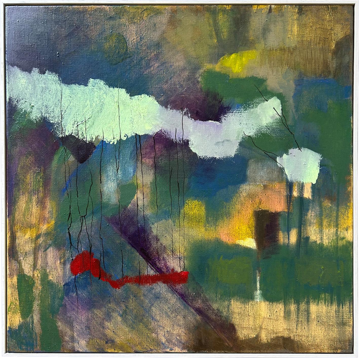 L'art contemporain brésilien de Celia Eid - Rouge Obscur en vente 2