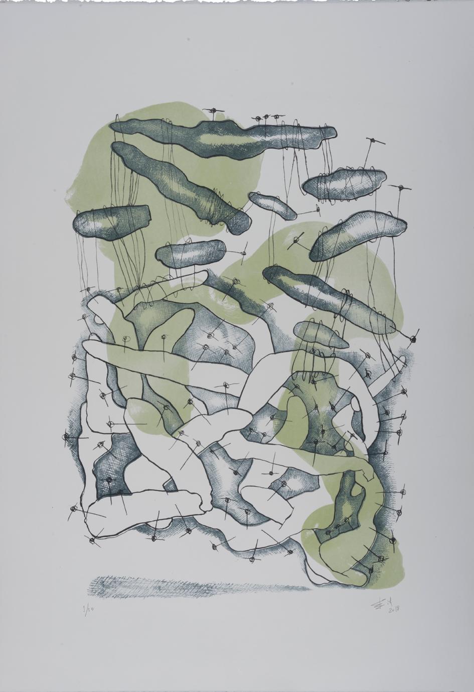 Litografía
Edición 10

Celia Eid es una artista brasileña nacida en 1952 que vive y trabaja entre París (Francia) y São Paulo (Brasil). Se licenció en la Facultad de Comunicación y Artes de la Universidad de São Paulo. Ha colaborado con el periódico