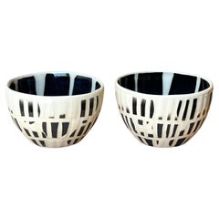 Celia Handmade Whimsical Ceramic Teacups, set of 2 from Portugal