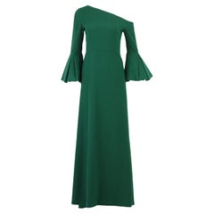 Celia Kritharioti Asymmetric Woven Maxi Dress Uk 10