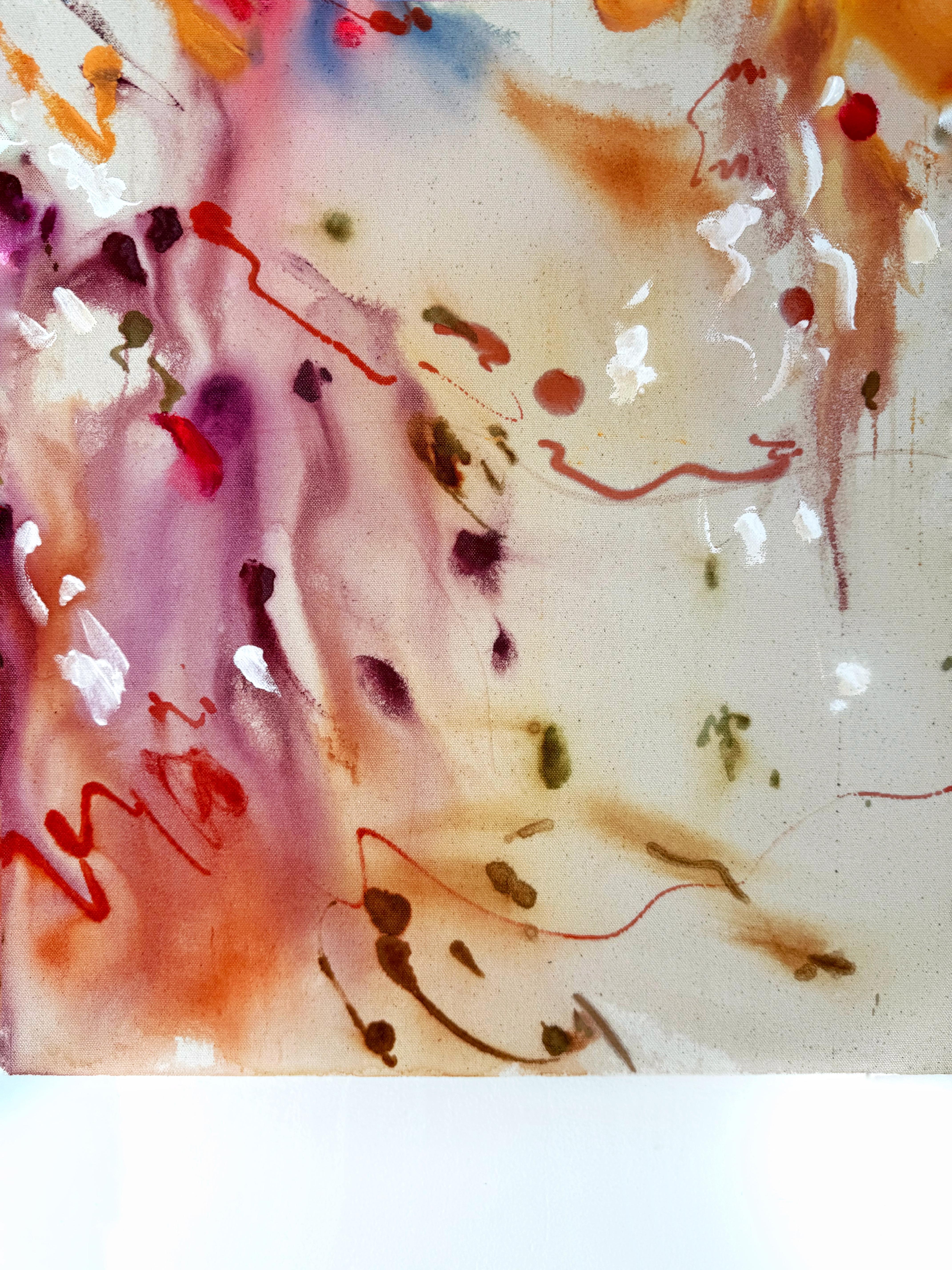 ABSTRACT Opera d'arte Colori Canada Contemporanea Celia Lees 2025 NUOVO in vendita 1