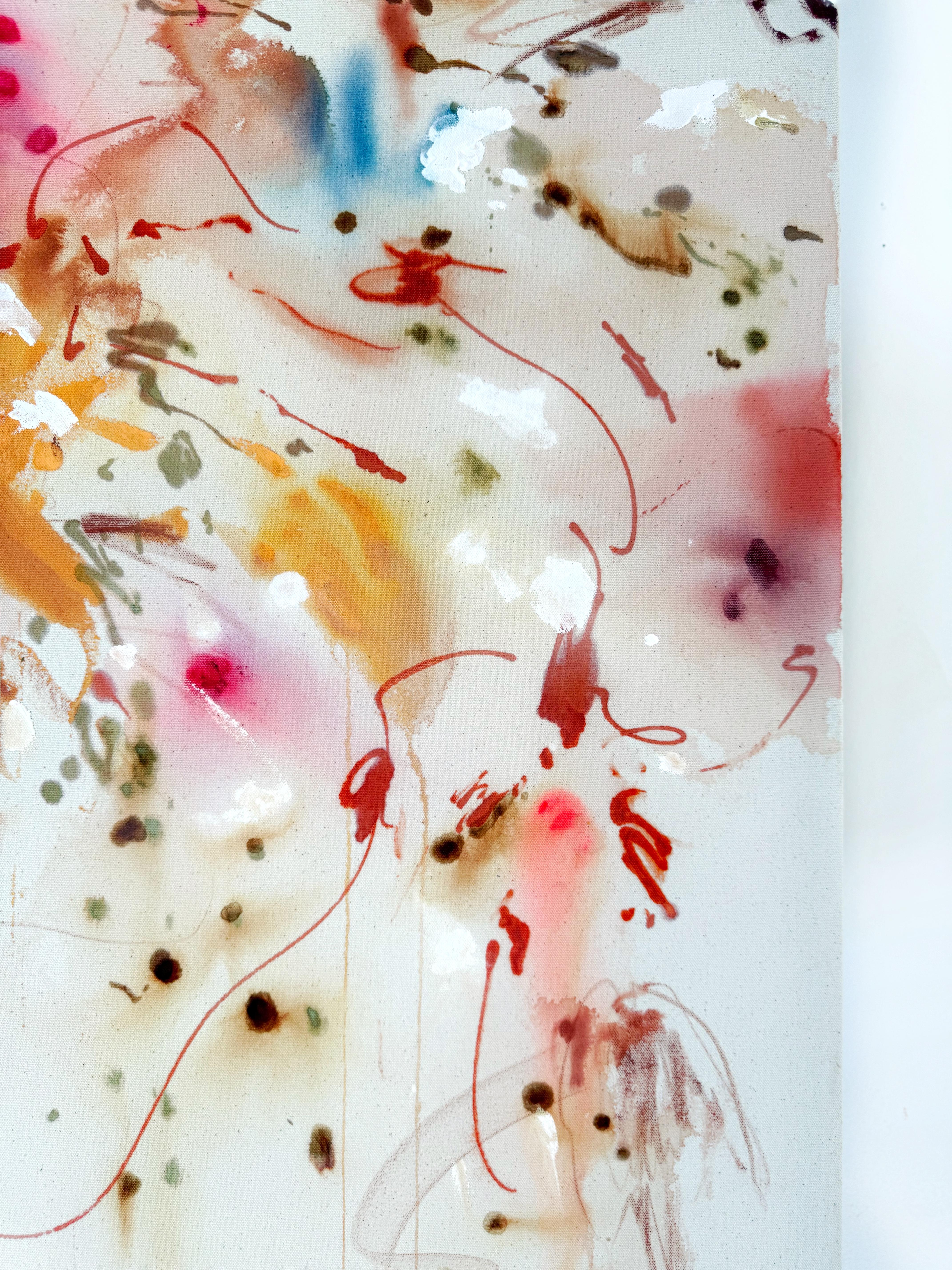 ABSTRACT Opera d'arte Colori Canada Contemporanea Celia Lees 2025 NUOVO in vendita 2