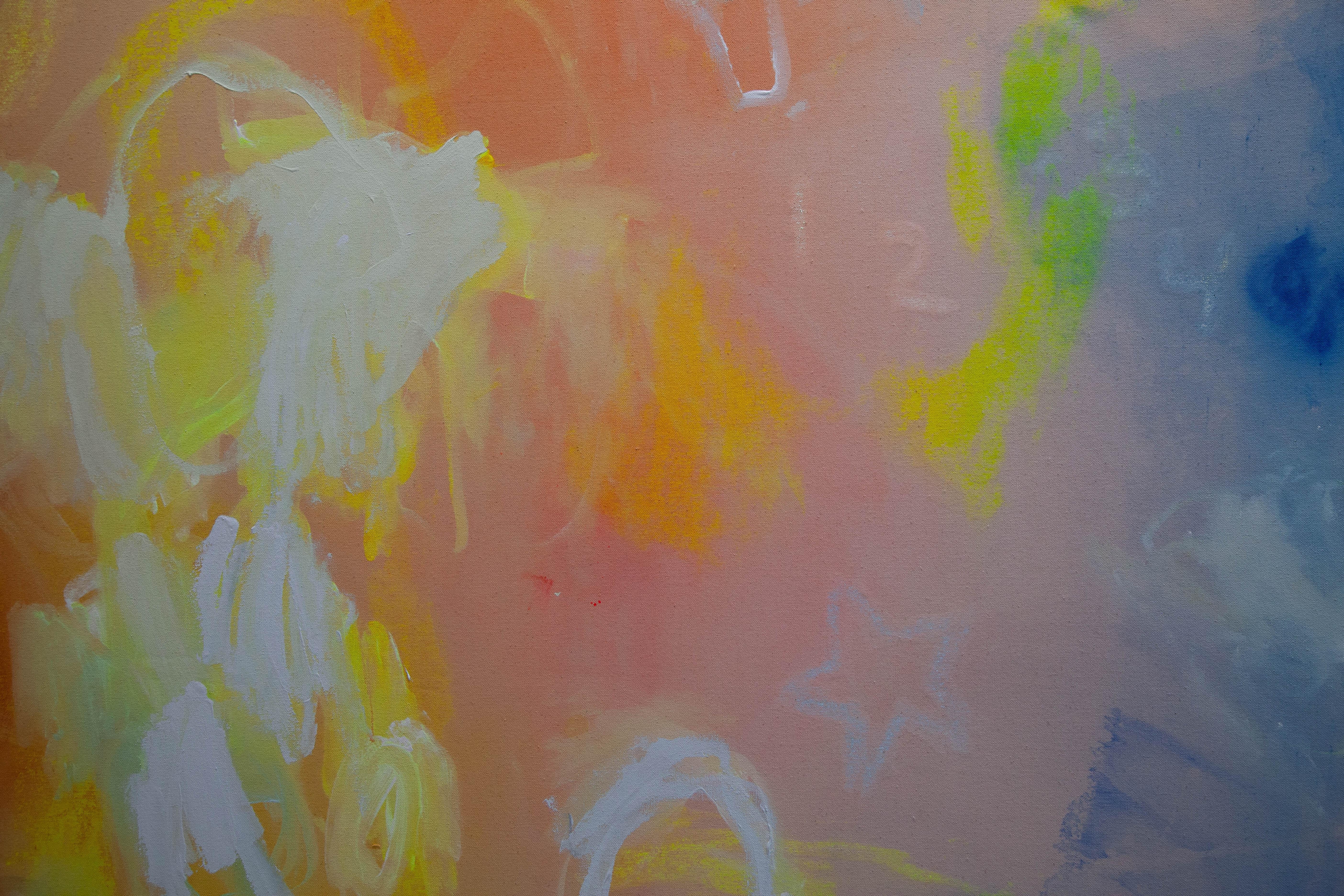 ABSTRACT Artwork Colors Raw Canada Contemporary Celia Lees 2025 NEW For Sale 1