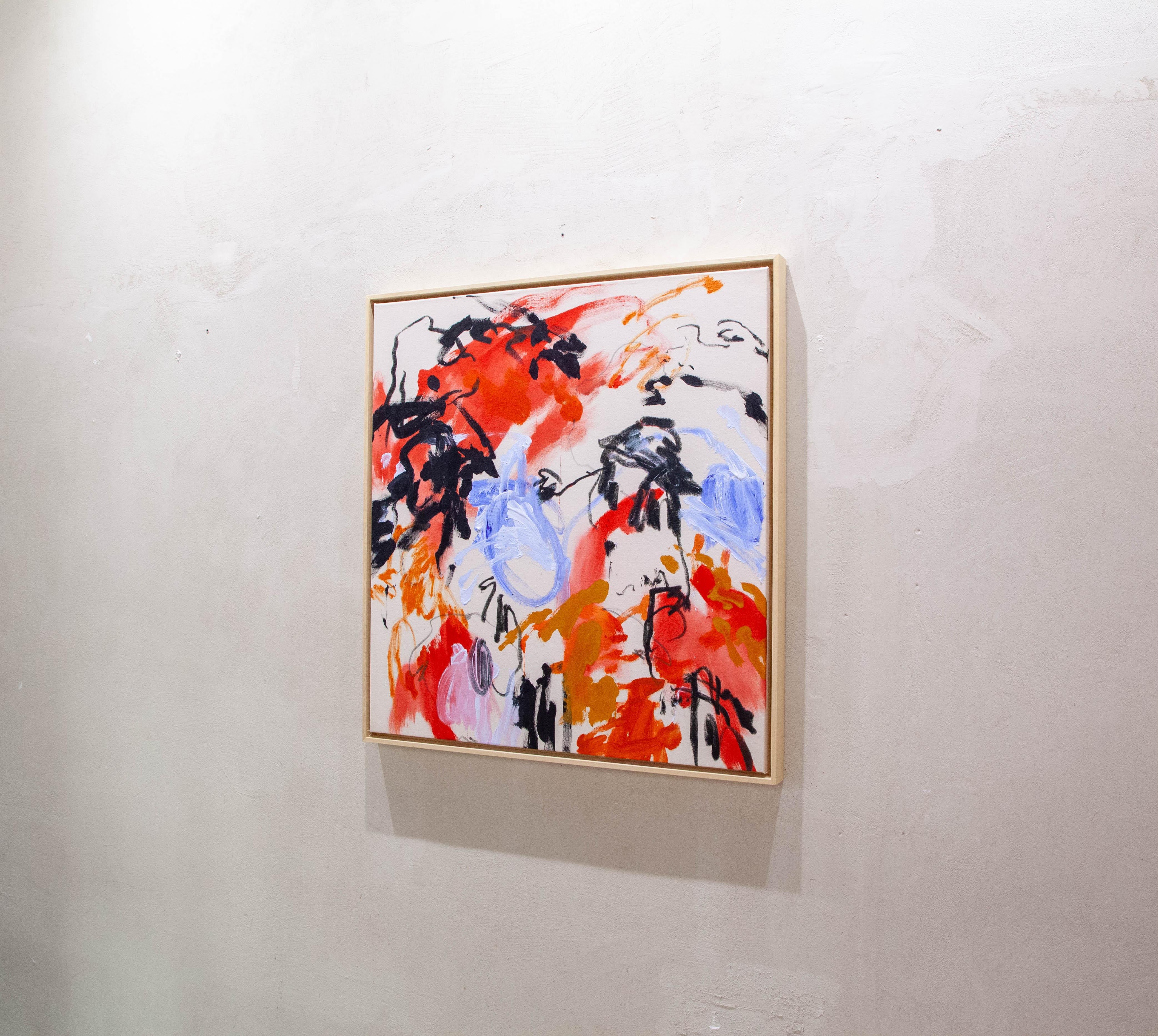 ABSTRACT Artistics Colors Red Black Canada dell'artista contemporanea Celia Lees 2024 in vendita 5
