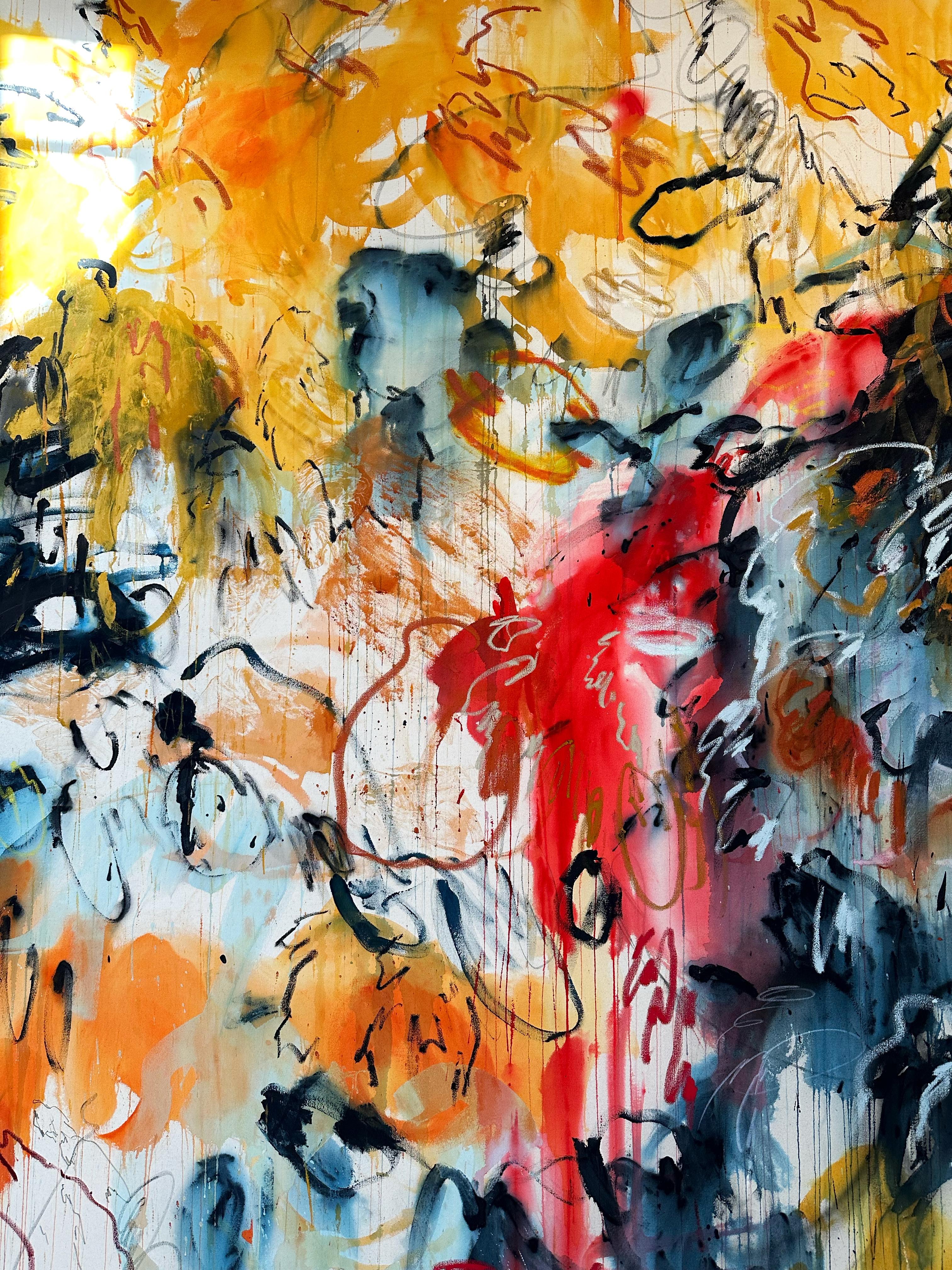 ABSTRACT  Color Lines - opera d'arte di Celia Lees, contemporanea di AM Contemporary in vendita 2