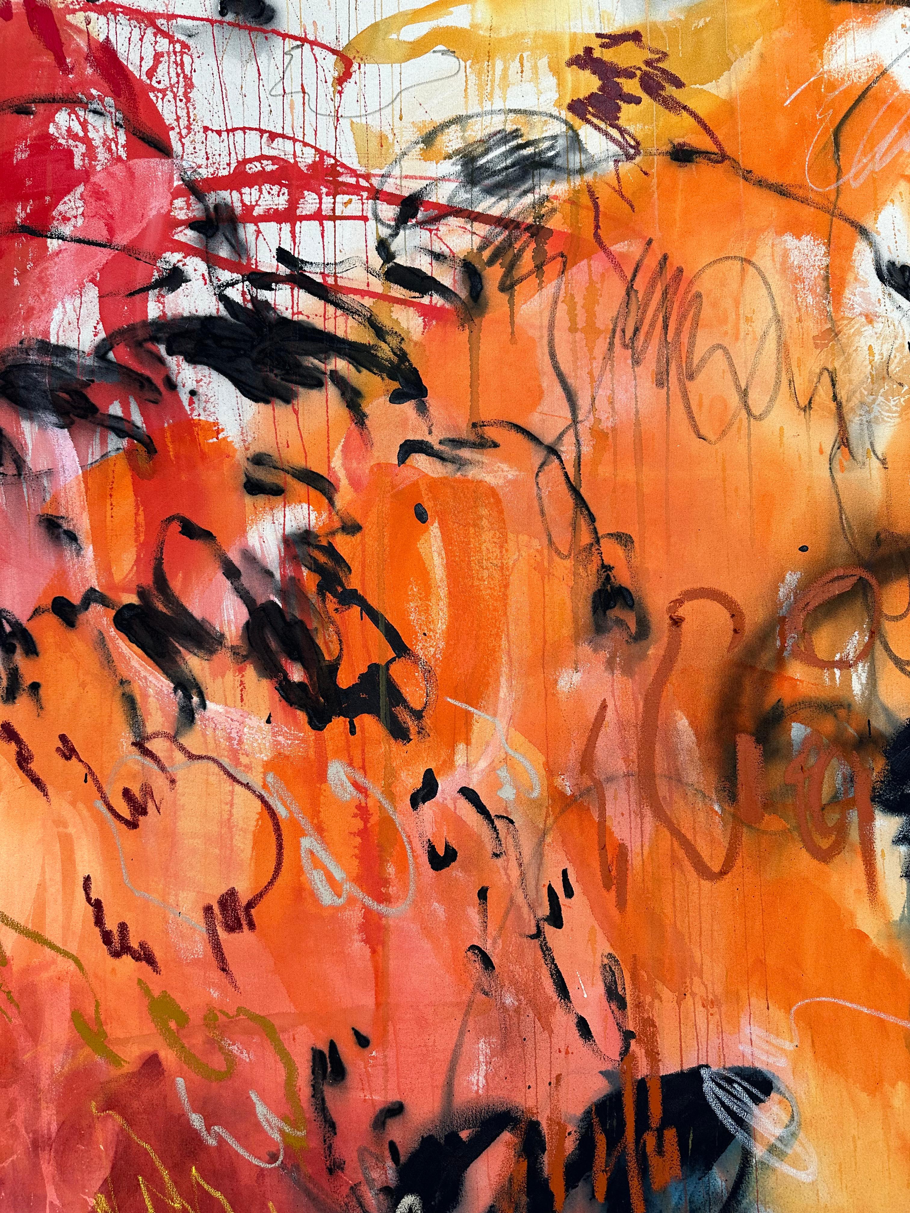 ABSTRACT  Color Lines - opera d'arte di Celia Lees, contemporanea di AM Contemporary in vendita 3