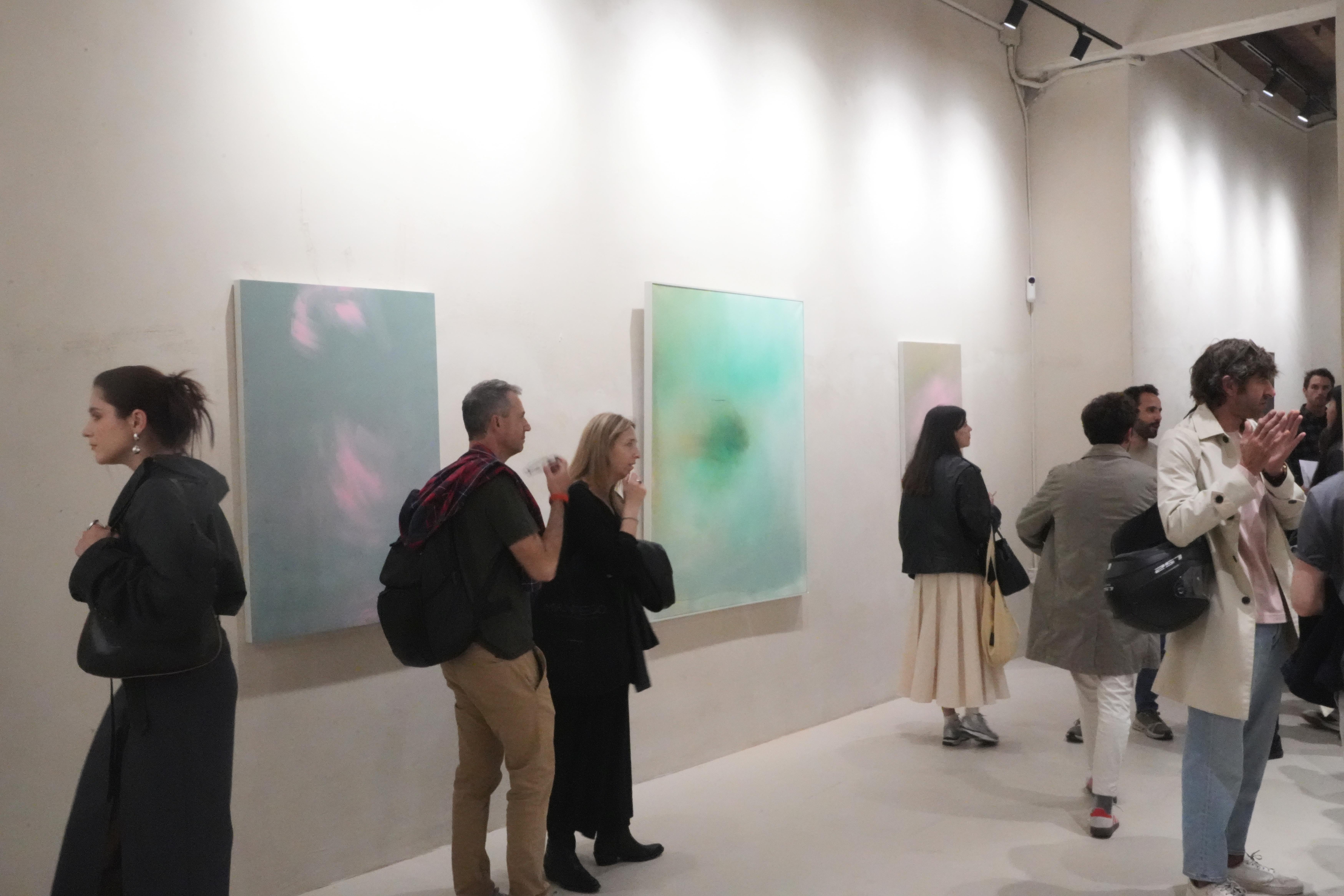 ABSTRACT  Color Lines - opera d'arte di Celia Lees, contemporanea di AM Contemporary in vendita 5