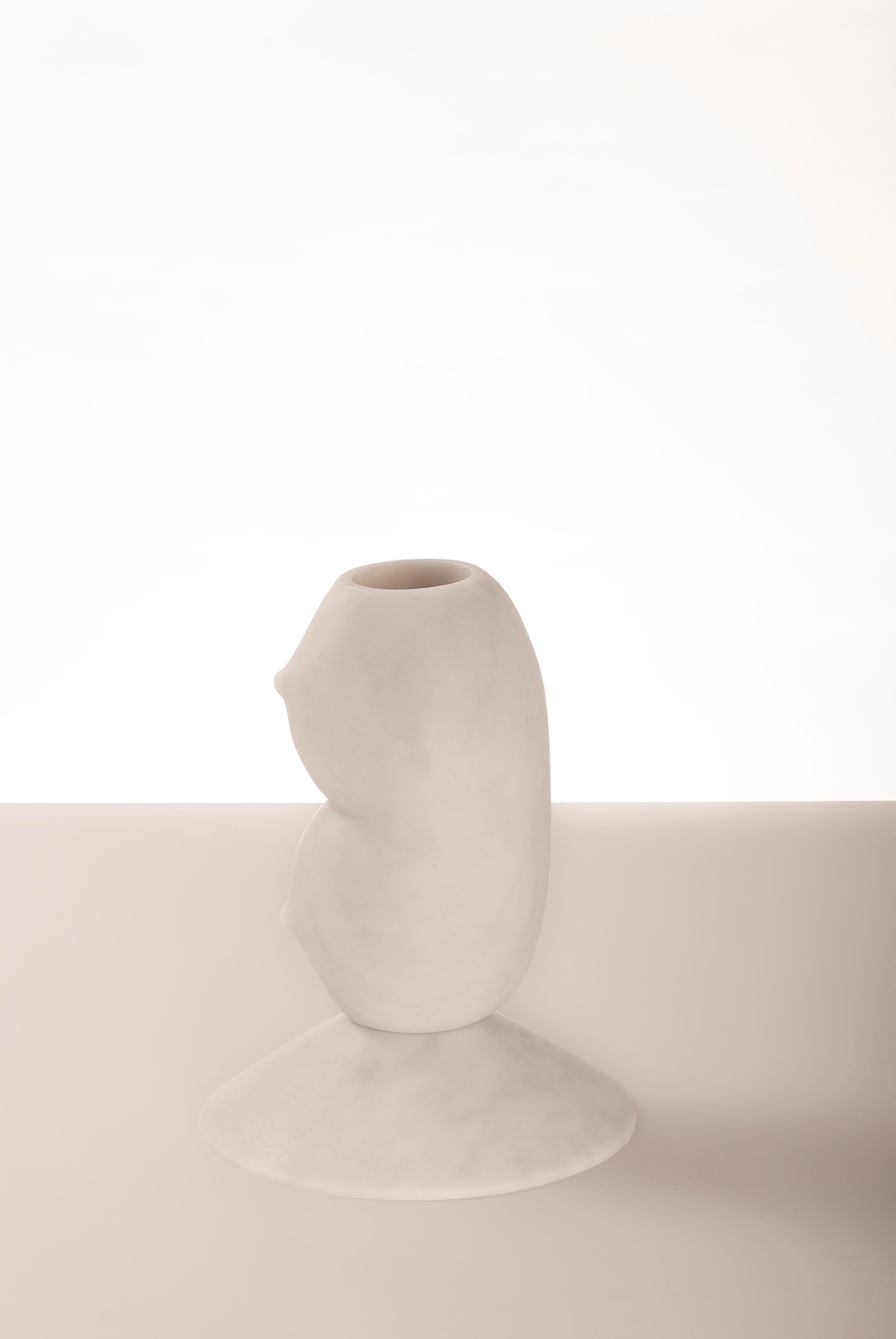 Modern Celia, Marble Contemporary Vase, Valentina Cameranesi