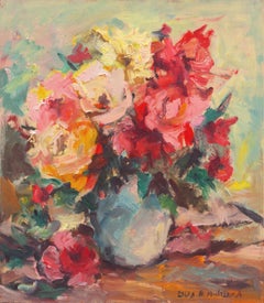 'Still Life of Roses', San Francisco Bay Area Woman Artist, De Young Museum, SWA