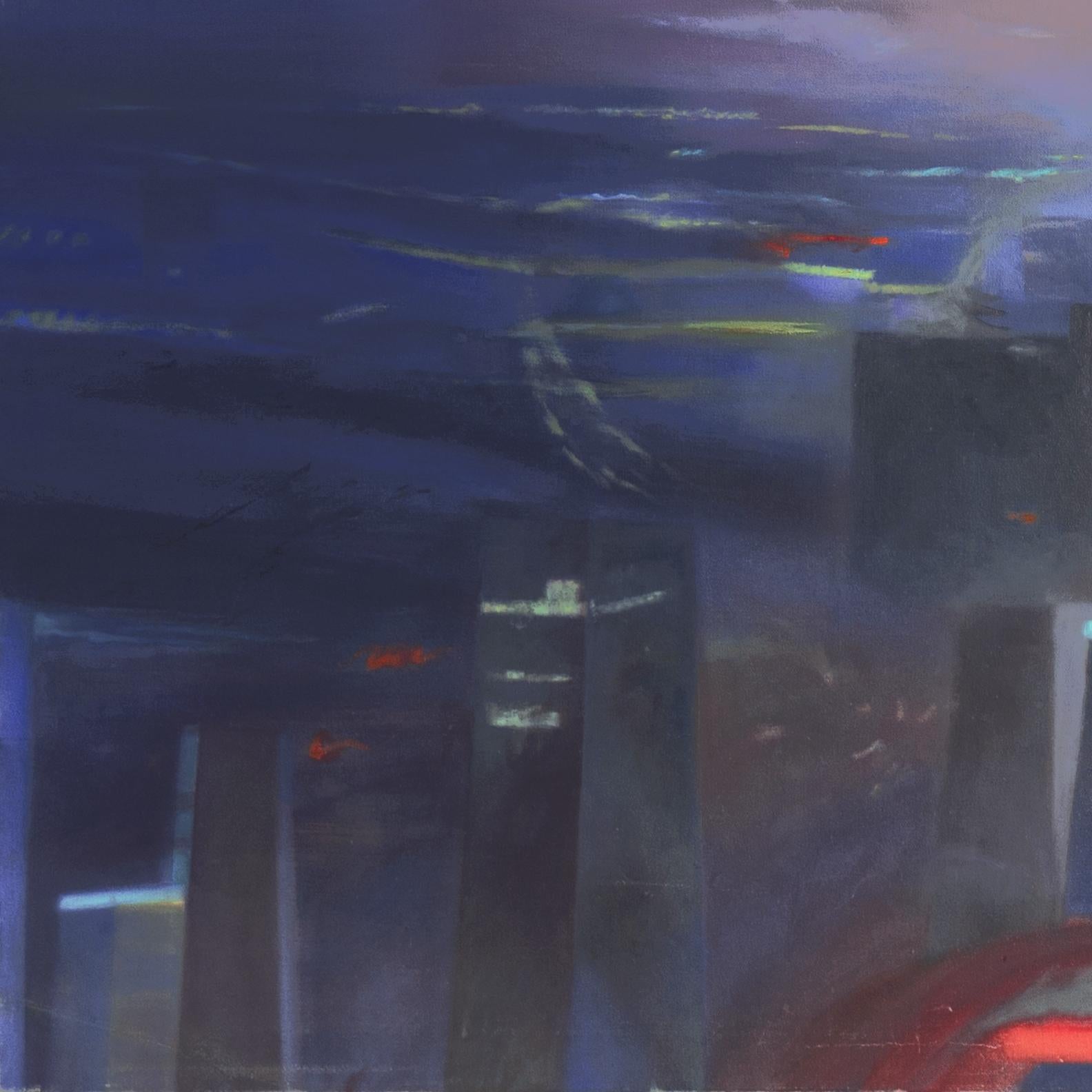 'Toronto Skyline', Berkeley, Stanford, Instituto de Arte de San Francisco, Mujer Artista - Painting Contemporáneo de Celia Rabinovitch