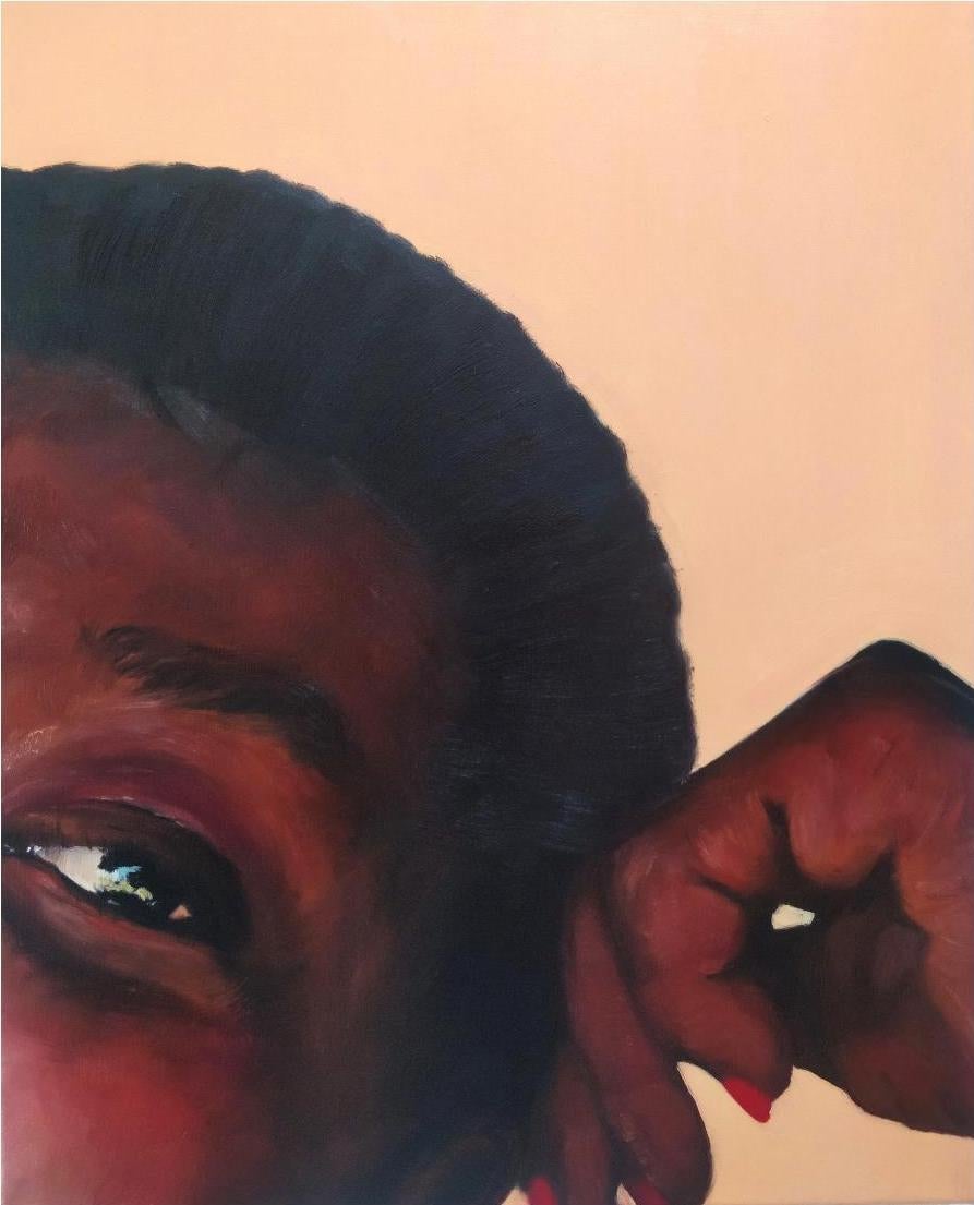 Le Sourire Aux Yeux
Celia Rakotondrainy
2019 (reworked 2020)
Oil on canvas
 50 x 40cm