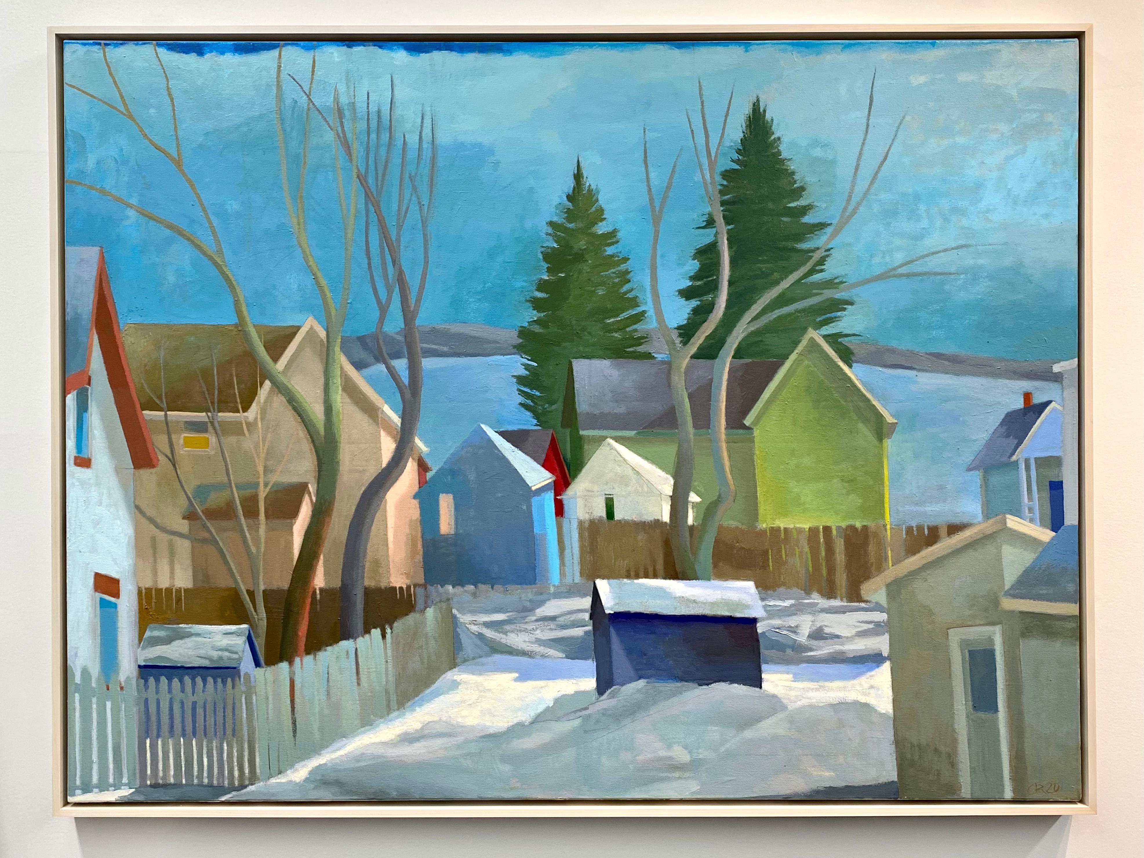 Wasserstraße – Painting von Celia Reisman