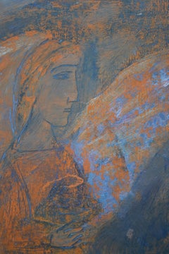 Temptation In The Desert.  Contemporary Figurative Painting