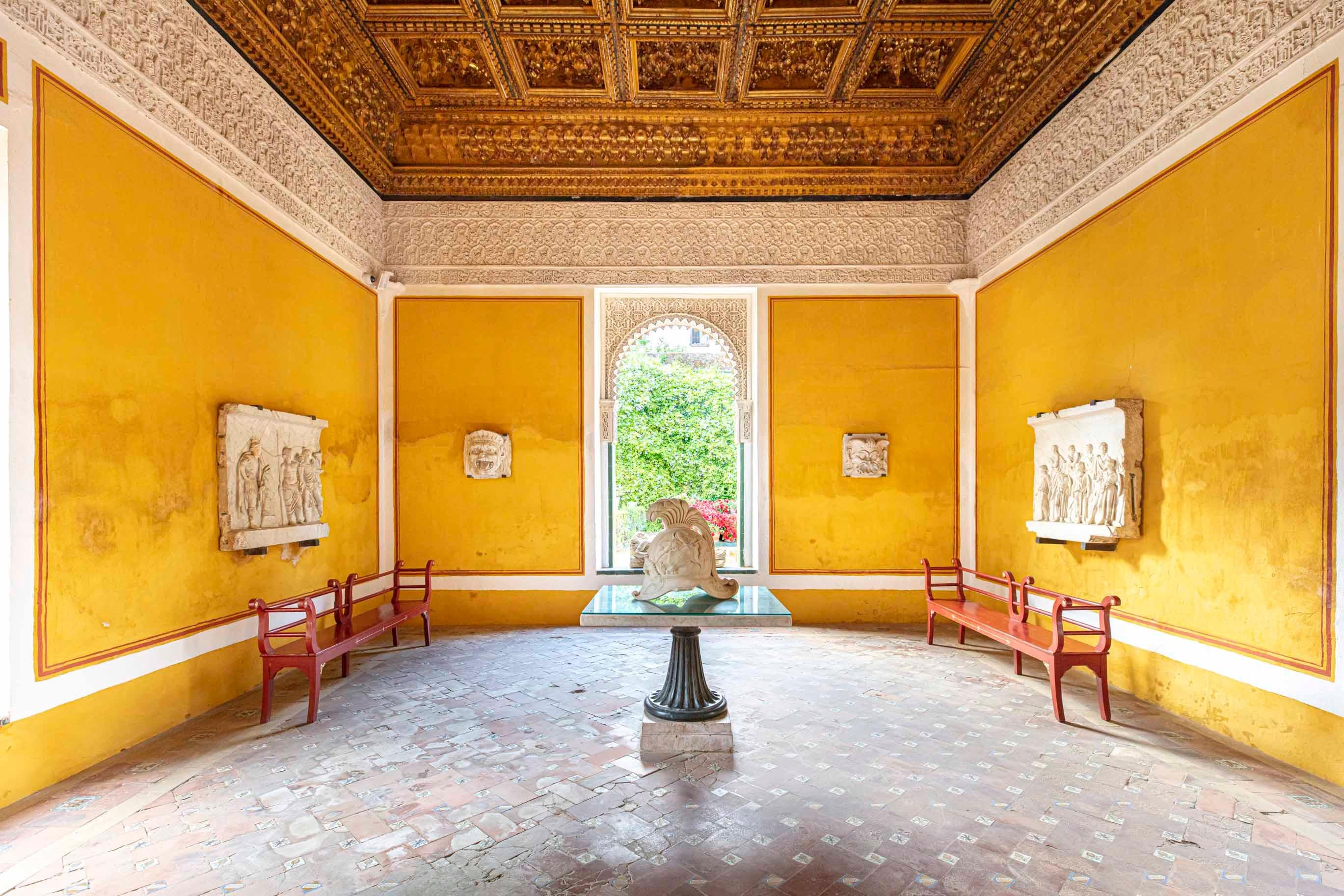 Aqui Las Escudos Descansan and Leyendas Andaluzas.  Diptych - Brown Color Photograph by Celia Rogge