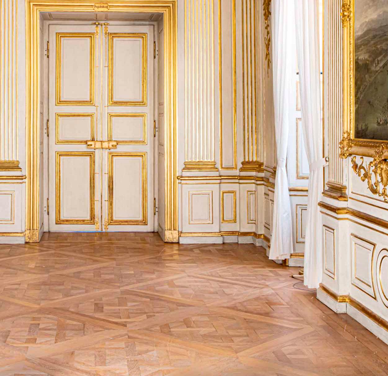 Château Des Déesses. From the Grand Interiors series - Contemporary Photograph by Celia Rogge