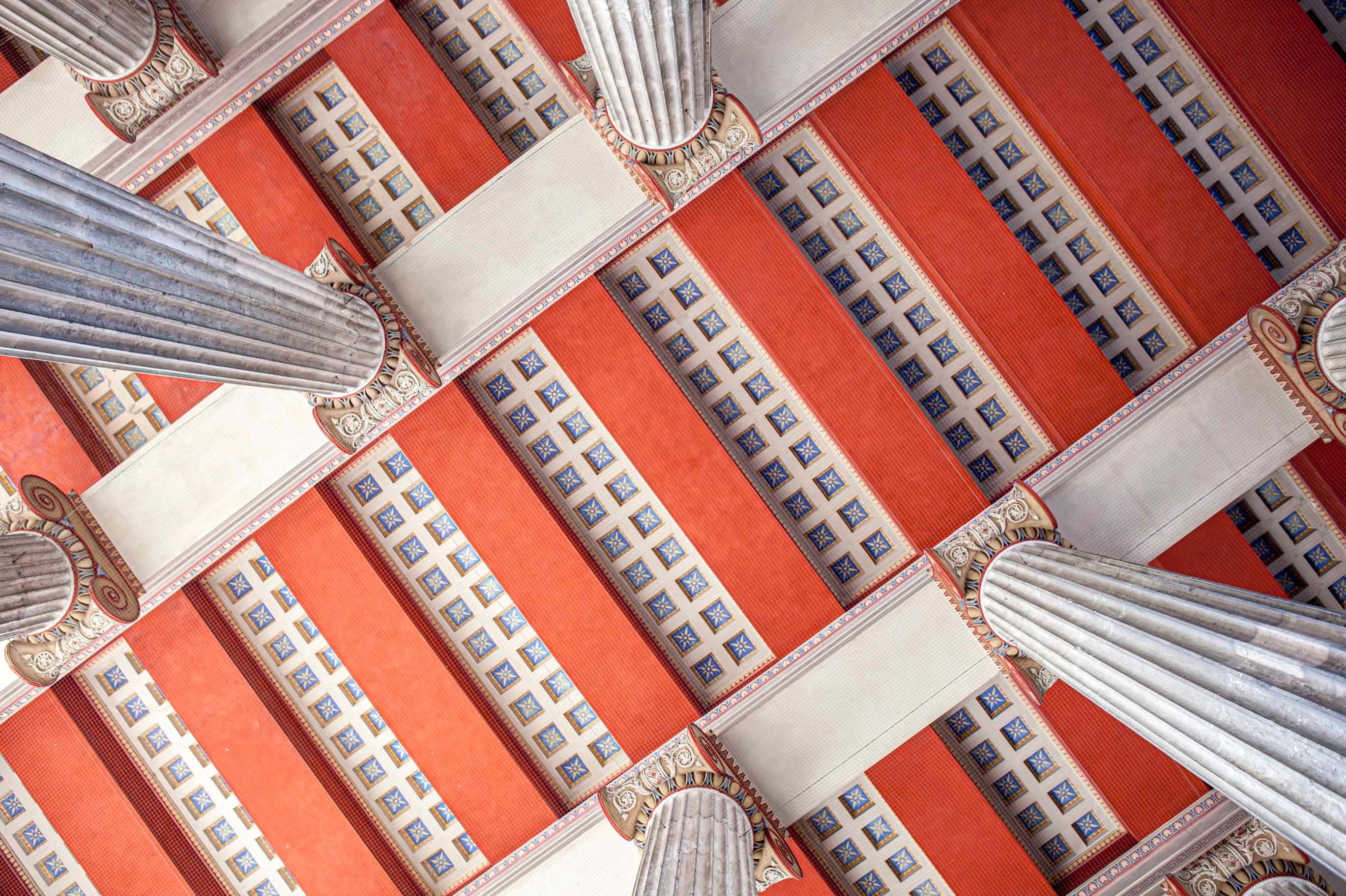 Celia Rogge Still-Life Photograph - Columns of The Propylaea. From the Grand Interiors series