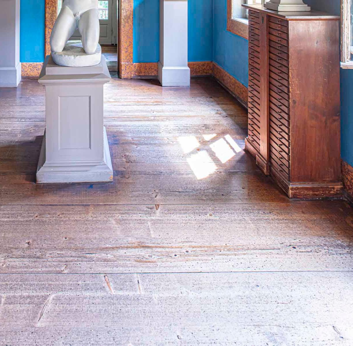 Goethe's Blues And Busts. From the Poetic Enfilades series - Gray Still-Life Photograph by Celia Rogge