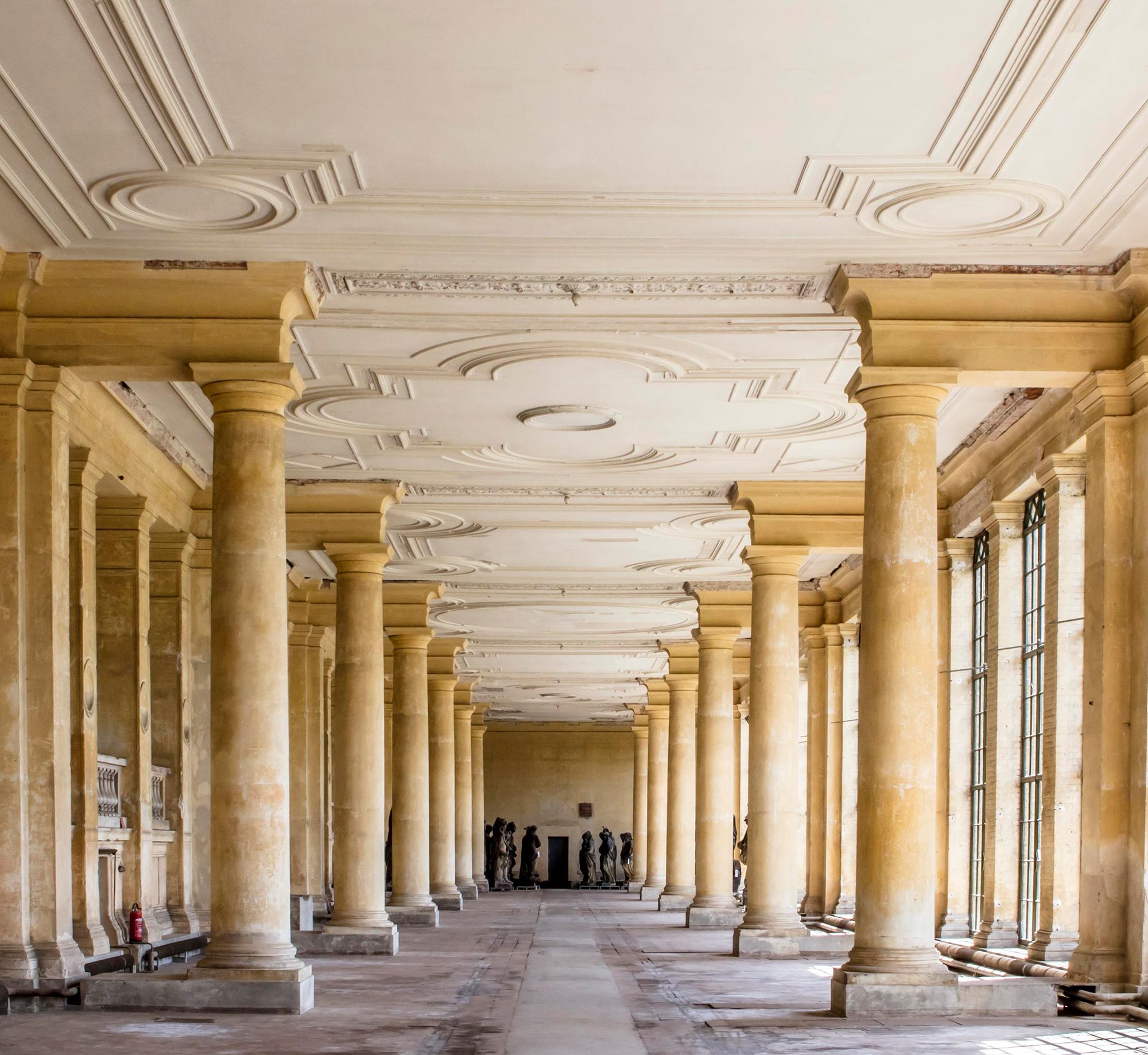 L'Orangerie Abandonnée. From the Grand Interiors series - Contemporary Photograph by Celia Rogge