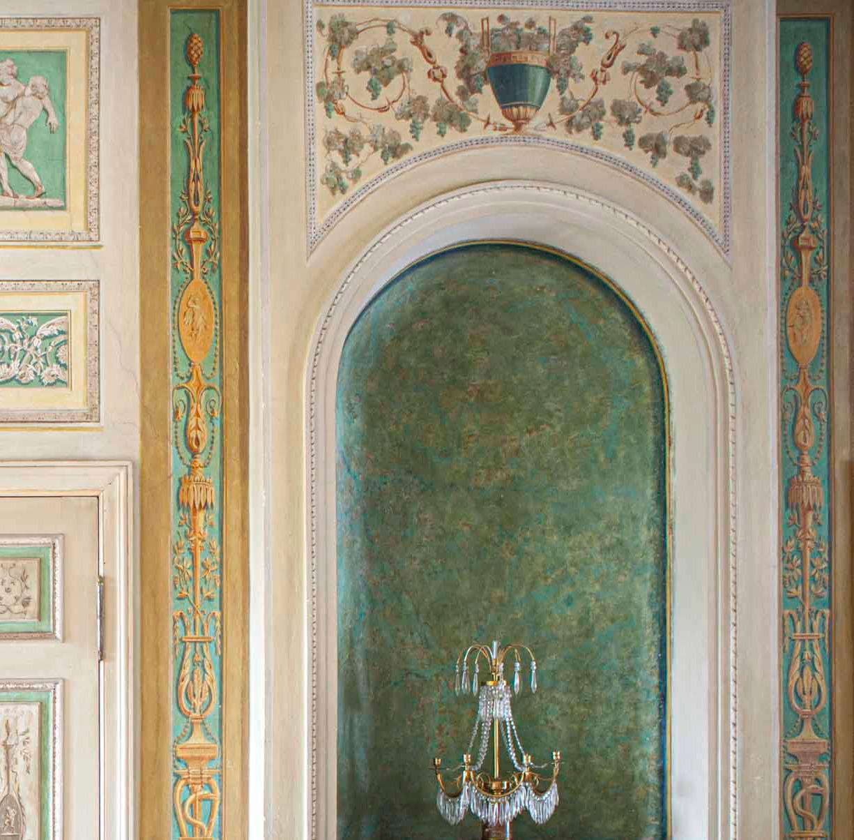 Palais Lichtenau Festsaal, Diptyque. De la série Grand Interiors - Contemporain Photograph par Celia Rogge