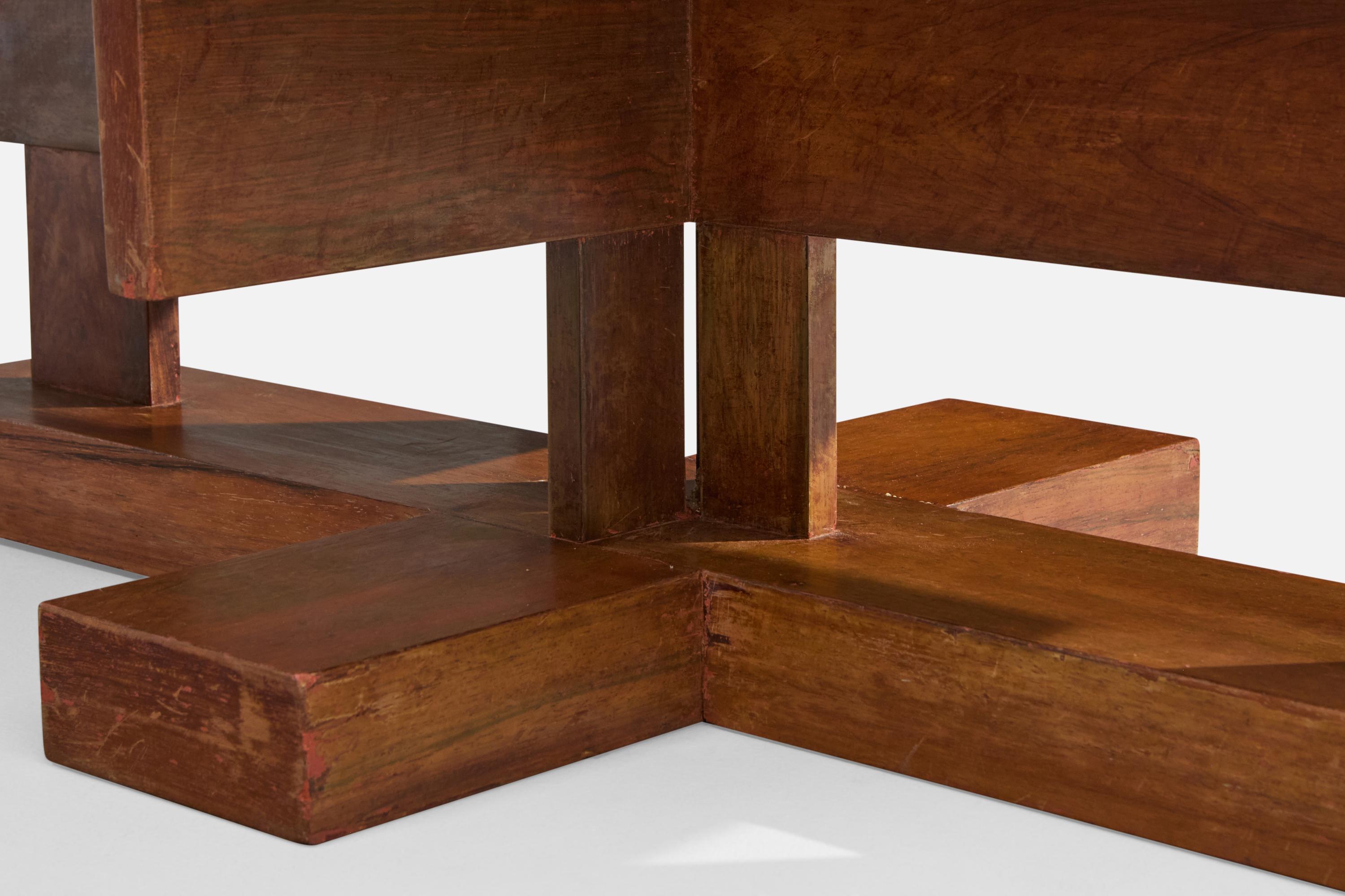 Celina Decorações, Tavolino da caffè, Wood, Marmo, Brasile, anni '60 in vendita 4